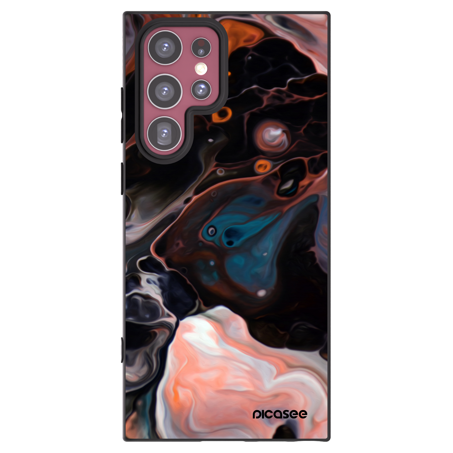 Picasee husă neagră din silicon pentru Samsung Galaxy S22 Ultra 5G - Cream