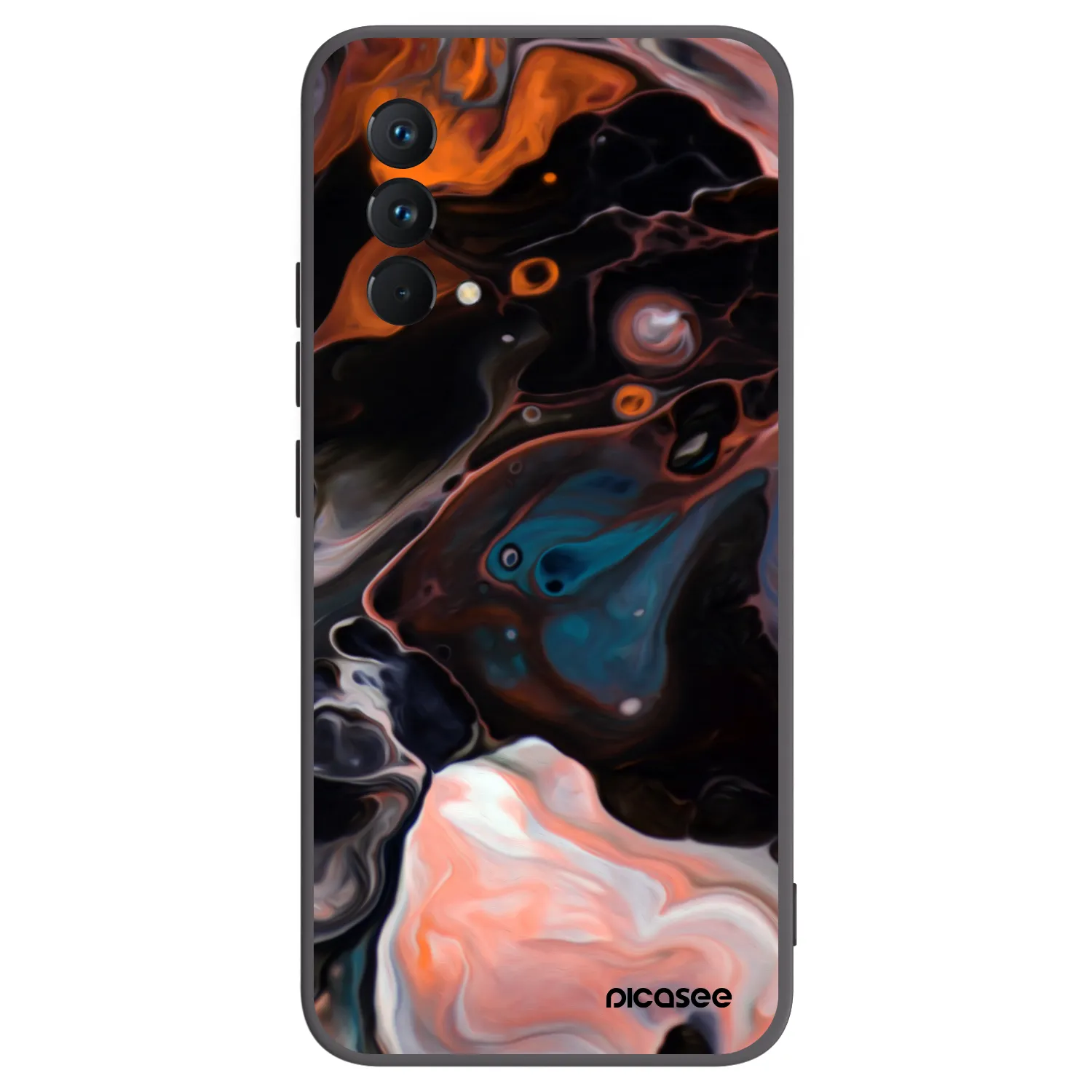 Picasee husă neagră din silicon pentru Realme GT Master Edition 5G - Cream