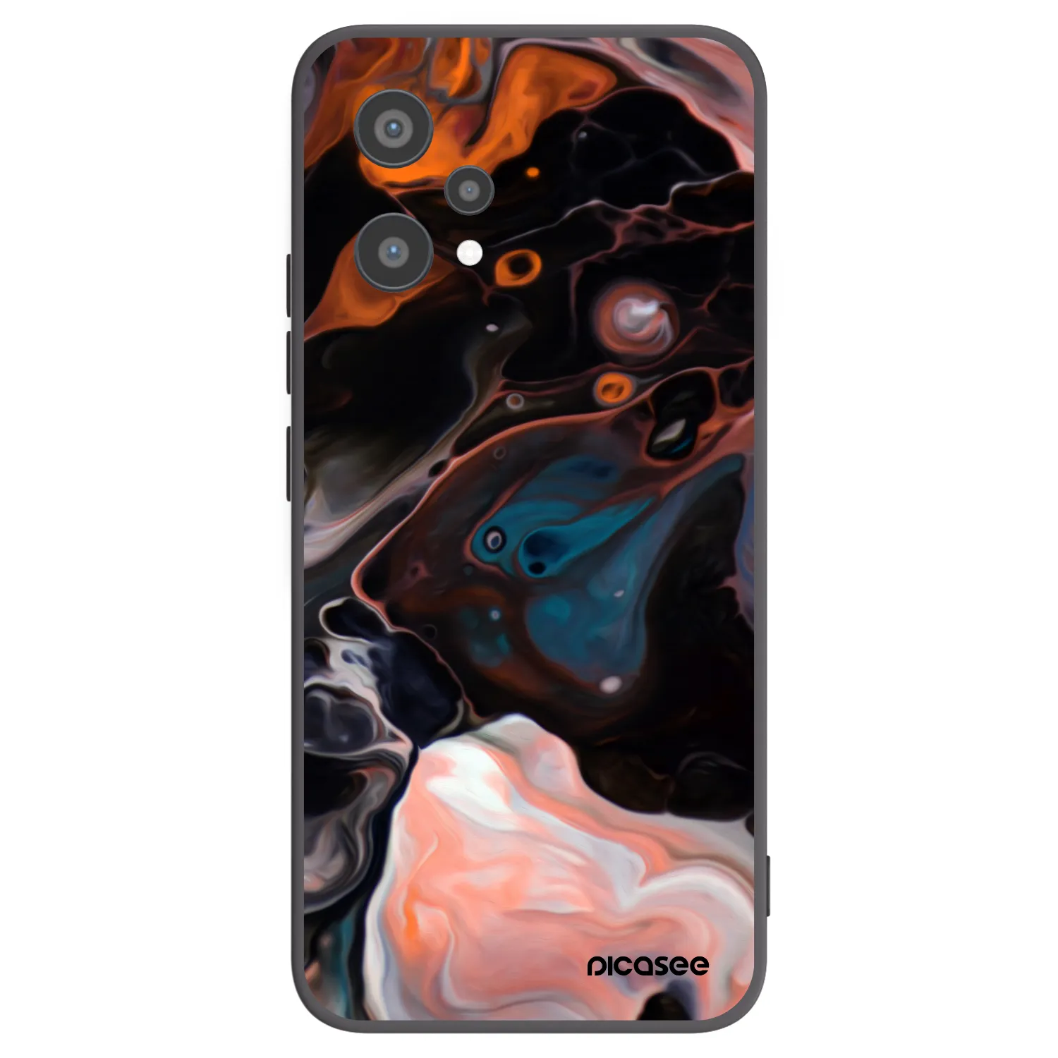 Picasee husă neagră din silicon pentru Realme 9 Pro 5G - Cream