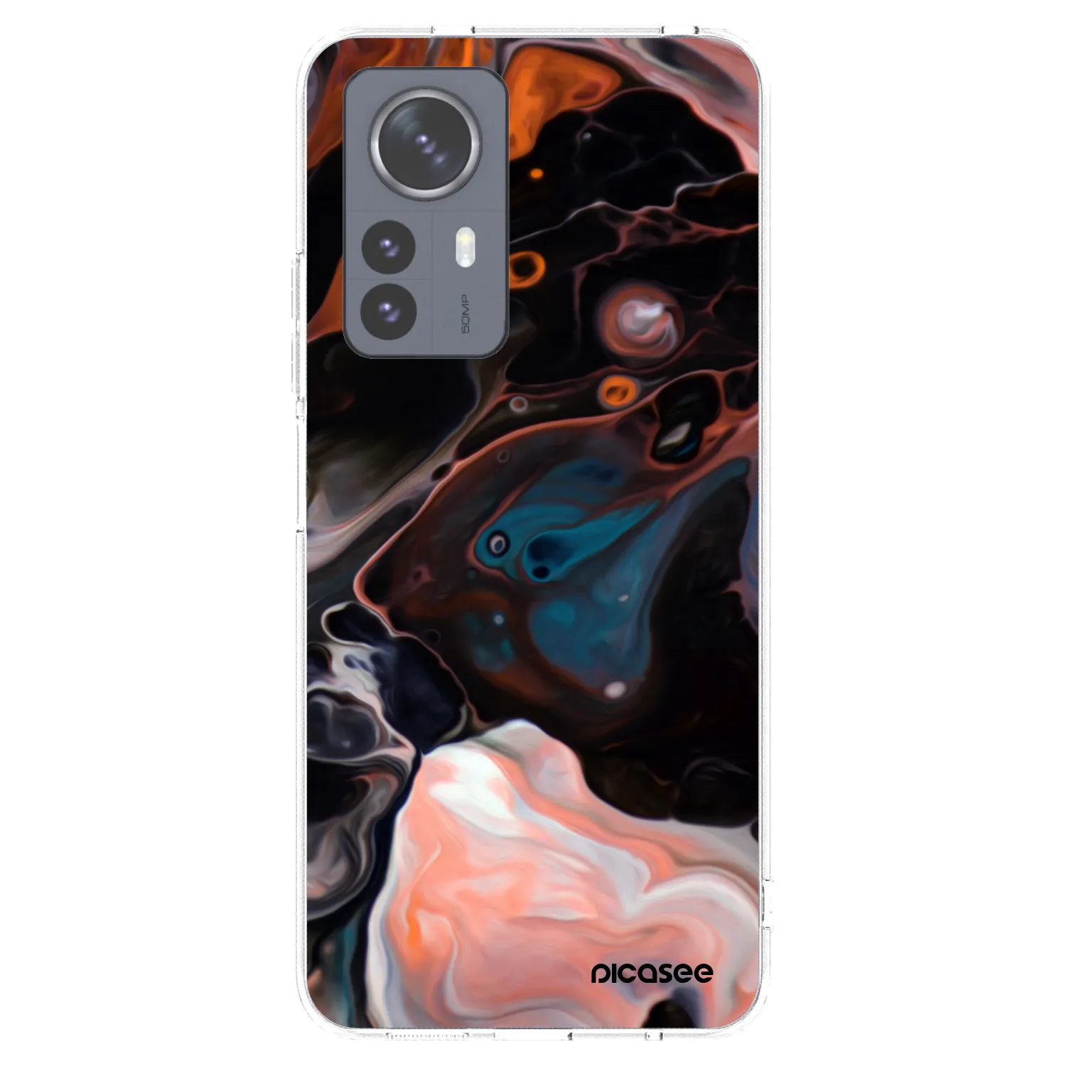 Picasee husă transparentă din silicon pentru Xiaomi 12 Pro - Cream