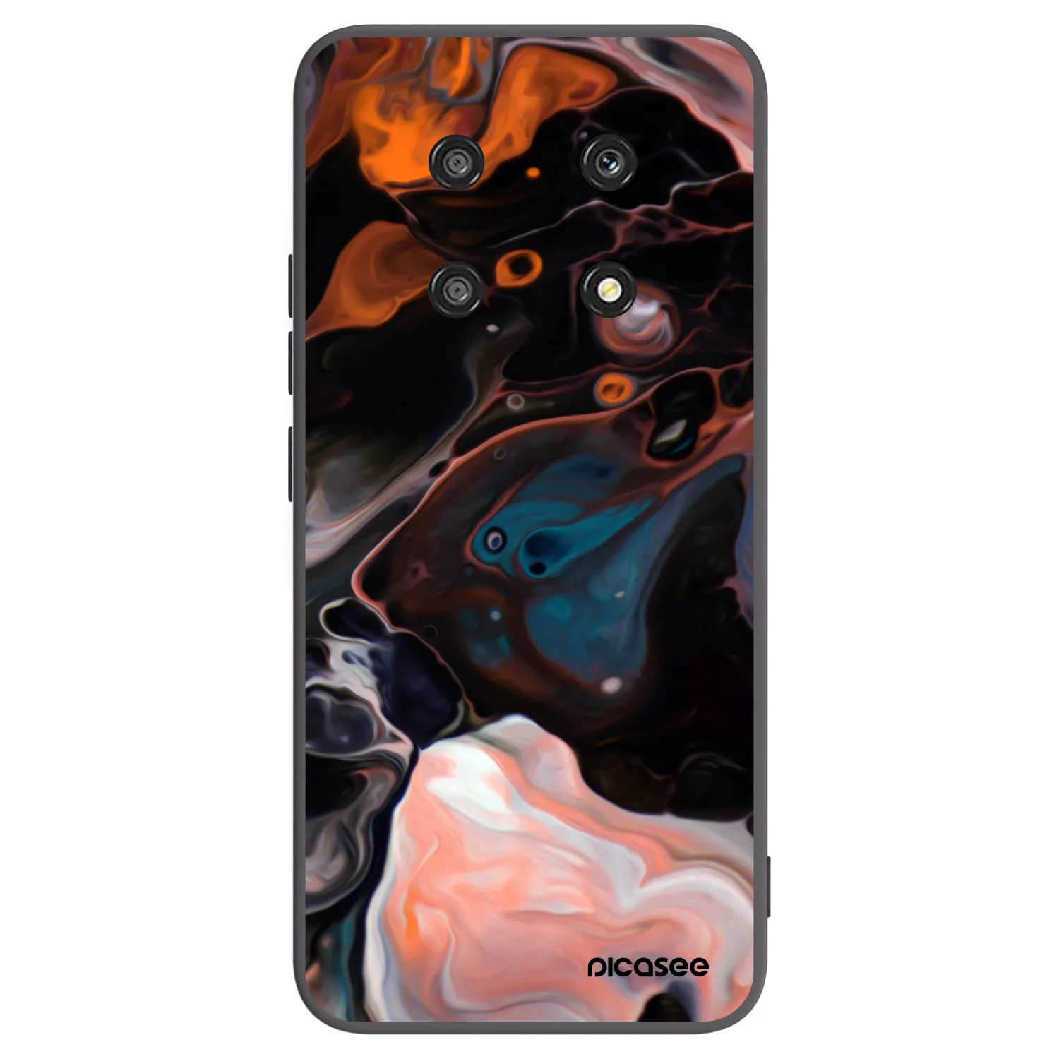 Picasee husă neagră din silicon pentru Honor Magic4 Lite 5G - Cream