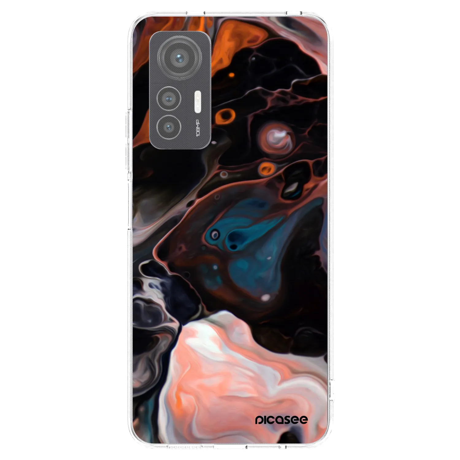 Picasee husă transparentă din silicon pentru Xiaomi 12 Lite - Cream