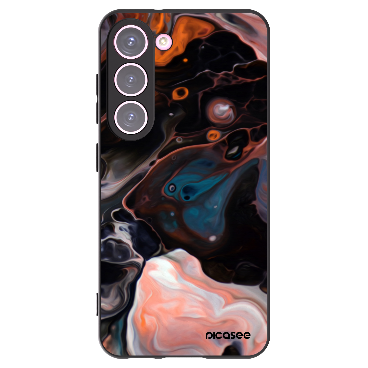 Picasee husă neagră din silicon pentru Samsung Galaxy S23 5G - Cream