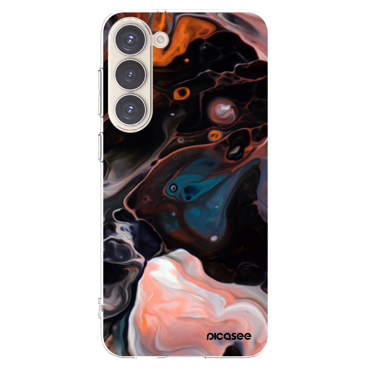 Picasee husă transparentă din silicon pentru Samsung Galaxy S23+ 5G - Cream