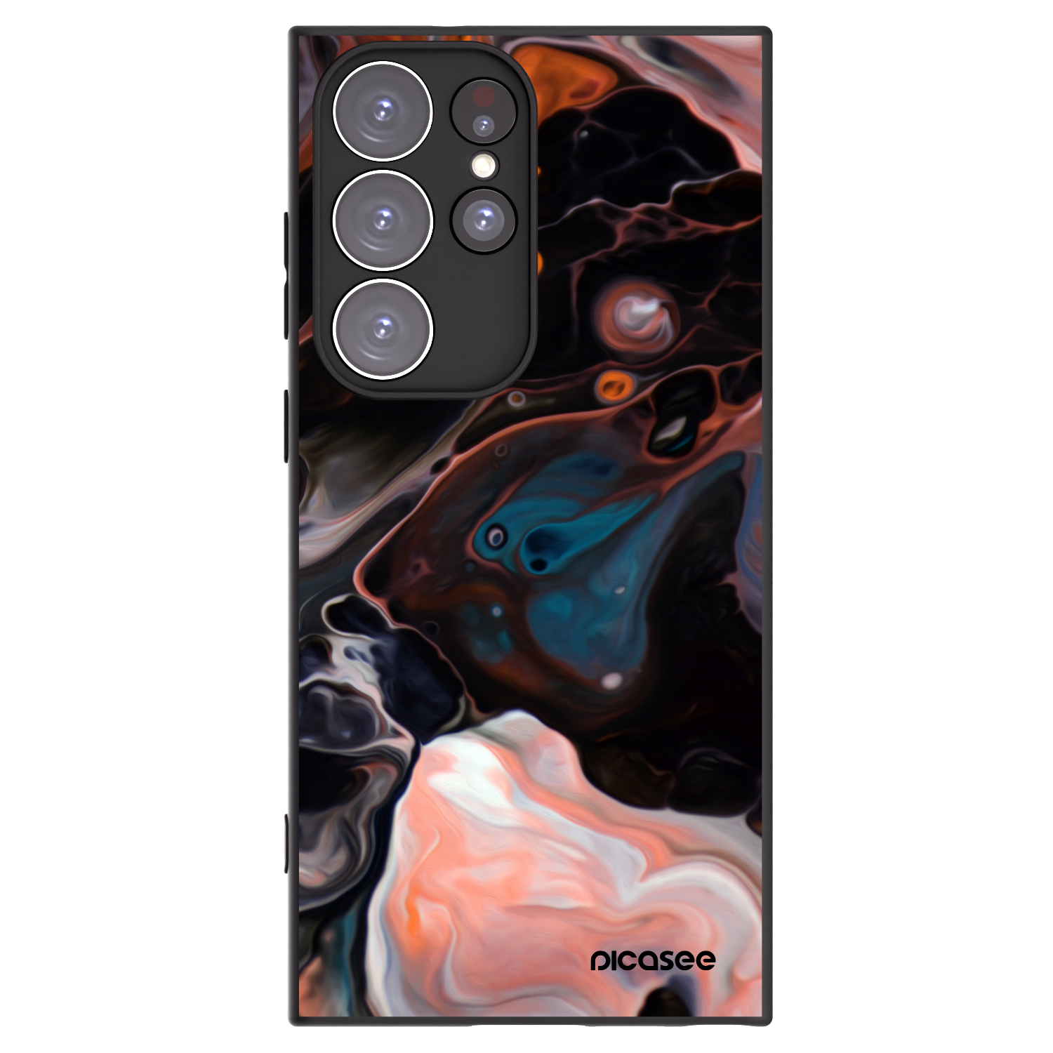 Picasee husă neagră din silicon pentru Samsung Galaxy S23 Ultra 5G - Cream