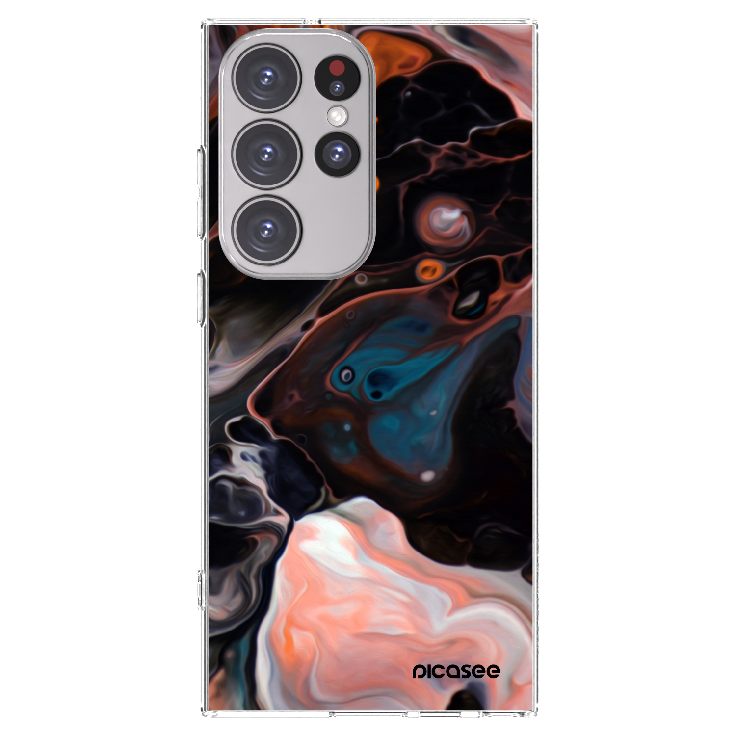 Picasee husă transparentă din silicon pentru Samsung Galaxy S23 Ultra 5G - Cream