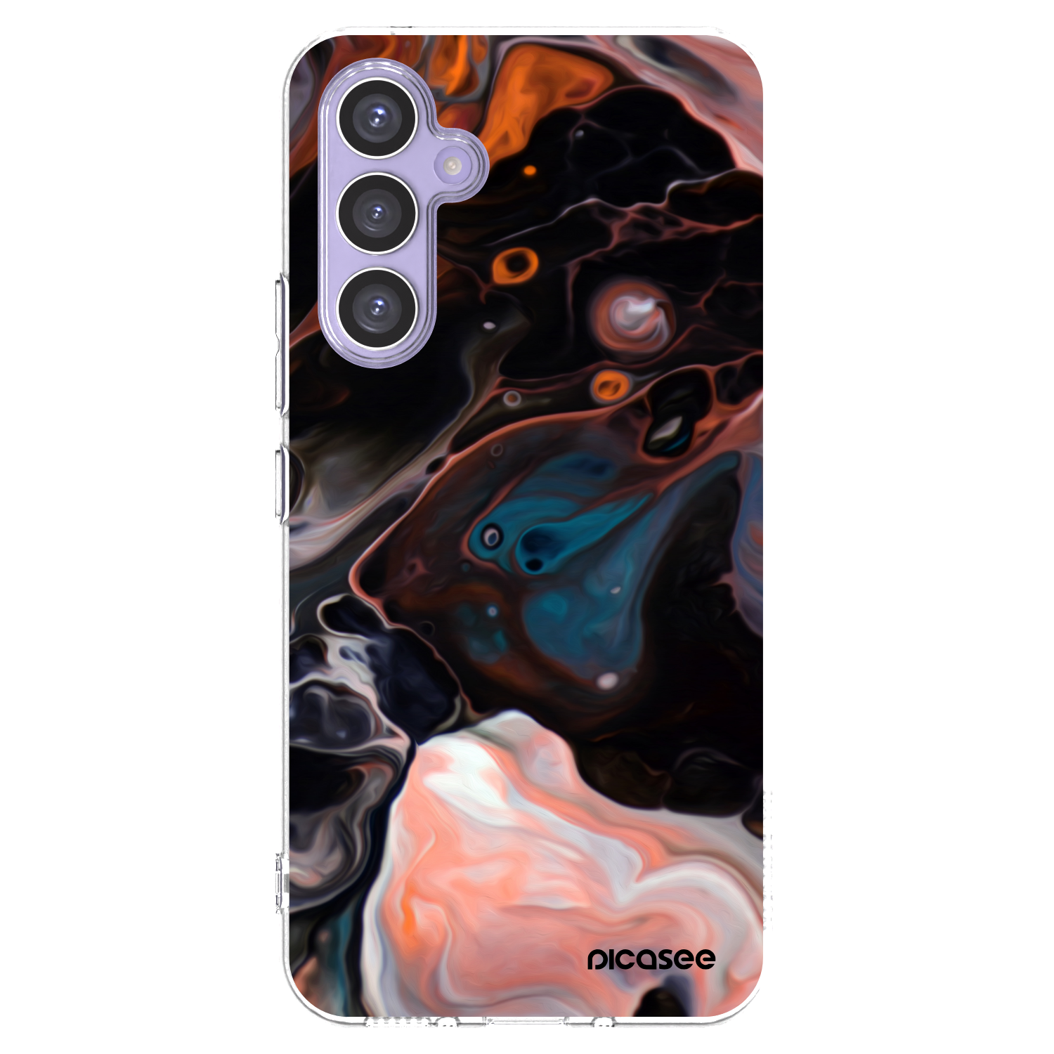 Picasee husă transparentă din silicon pentru Samsung Galaxy A54 5G A546B - Cream