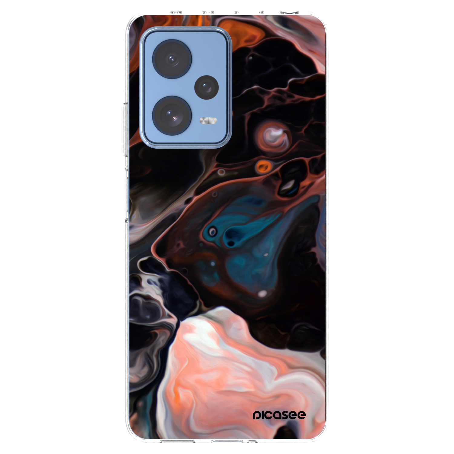Picasee husă transparentă din silicon pentru Xiaomi Redmi Note 12 Pro 5G - Cream