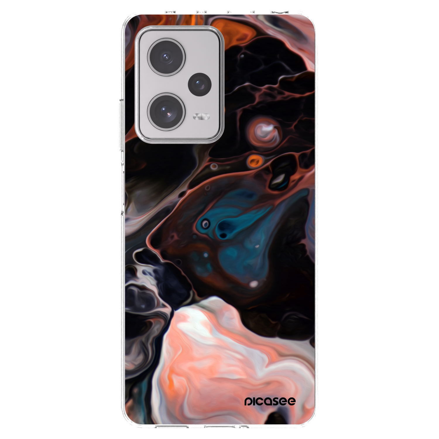 Picasee husă transparentă din silicon pentru Xiaomi Redmi Note 12 Pro+ 5G - Cream