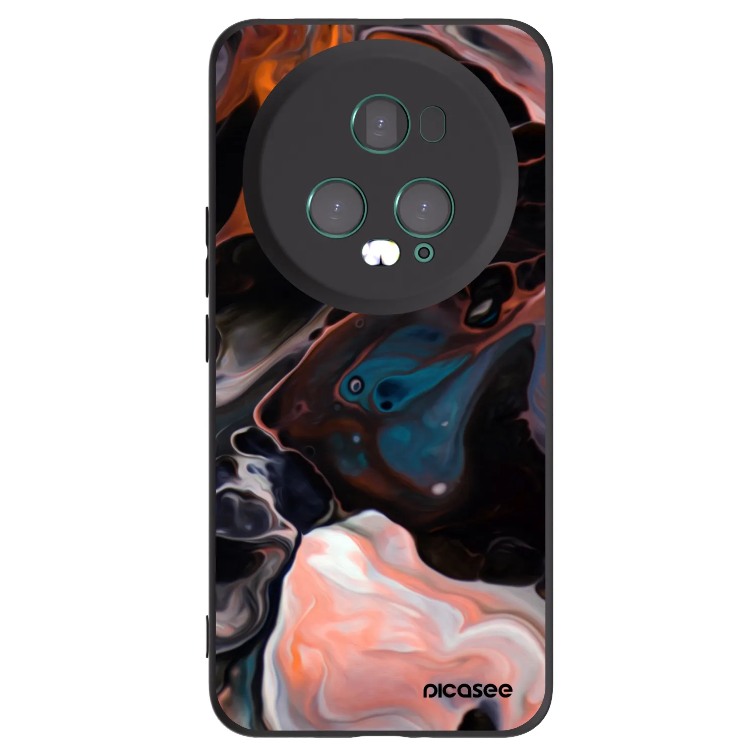 Picasee husă neagră din silicon pentru Honor Magic5 Pro - Cream