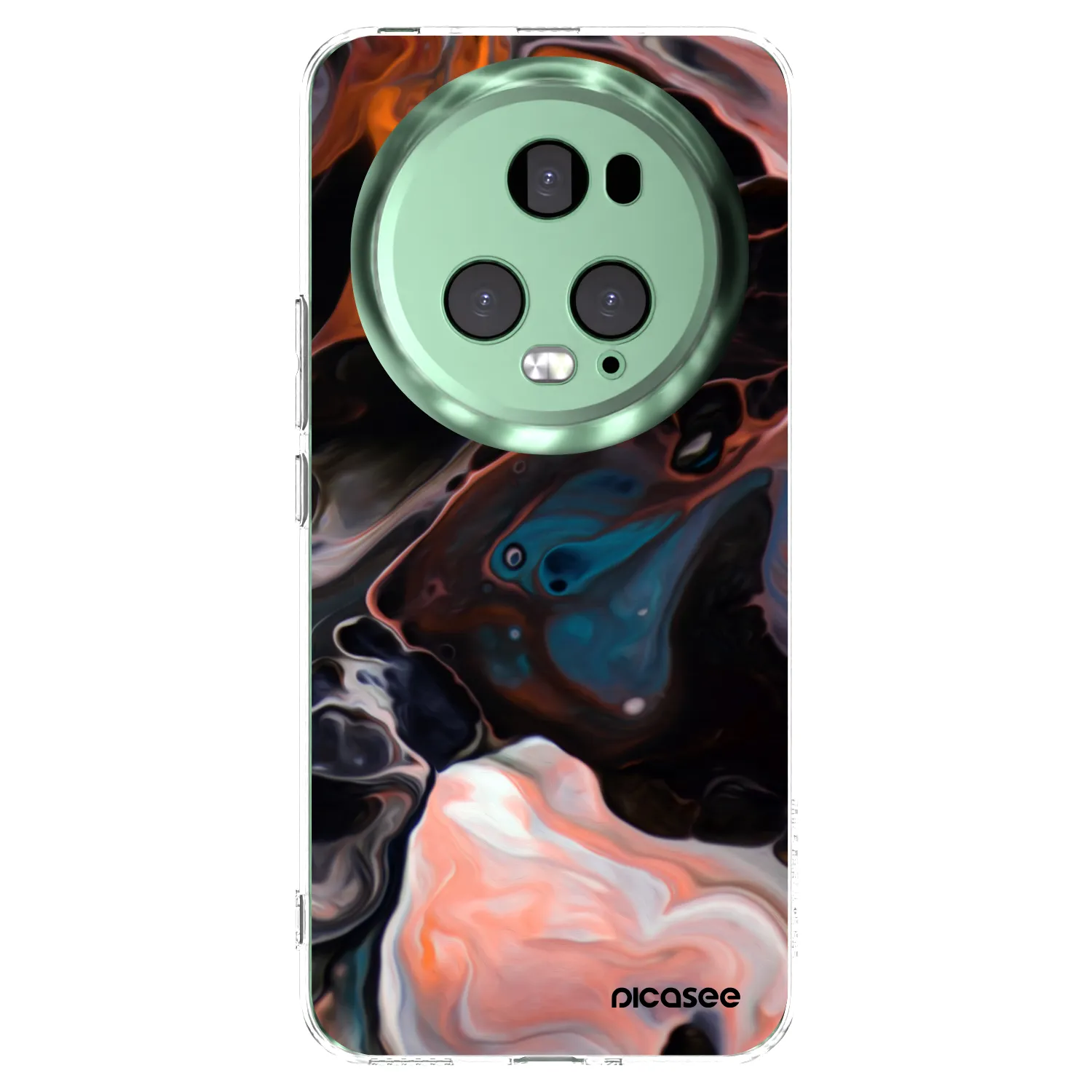 Picasee husă transparentă din silicon pentru Honor Magic5 Pro - Cream