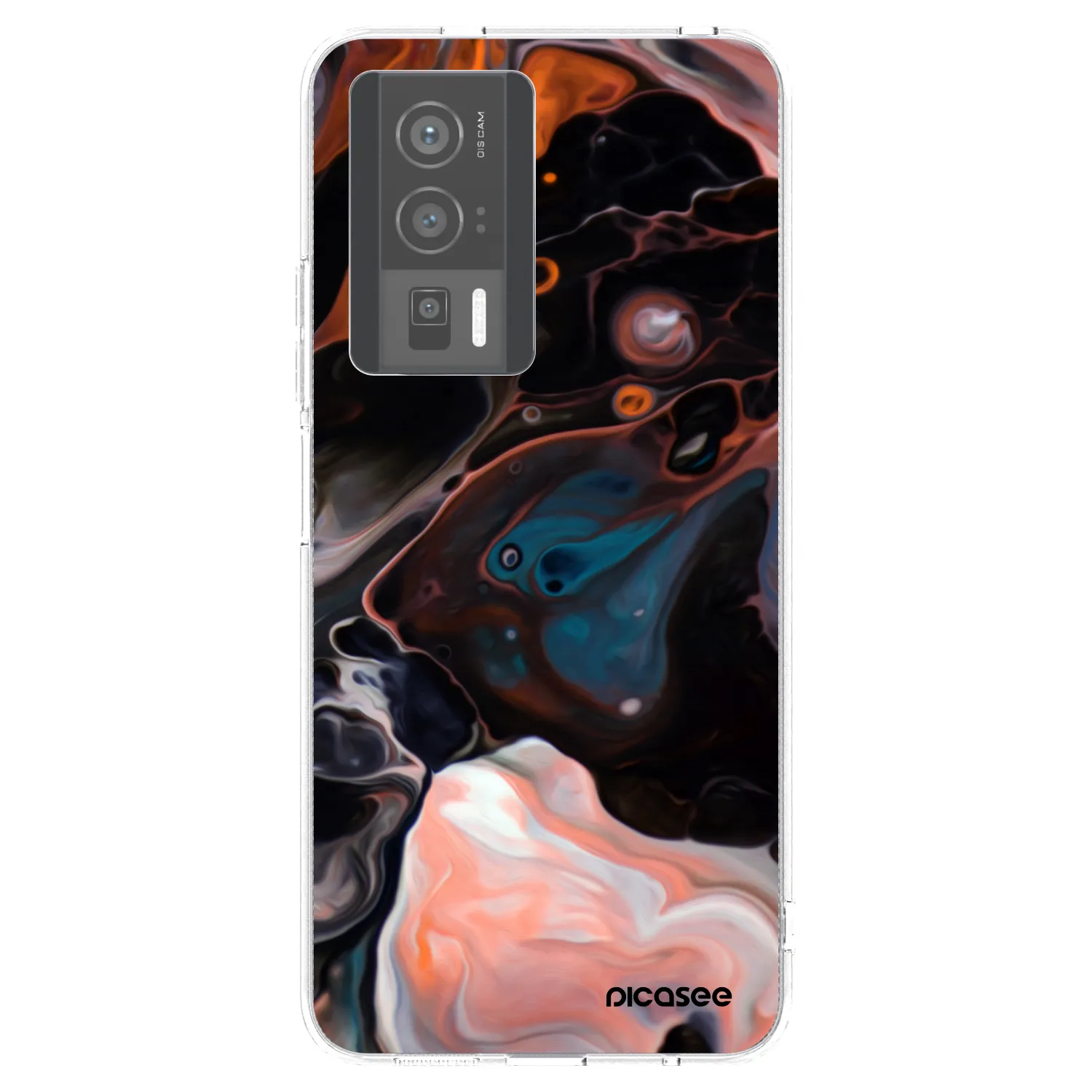 Picasee husă transparentă din silicon pentru Xiaomi Poco F5 Pro 5G - Cream