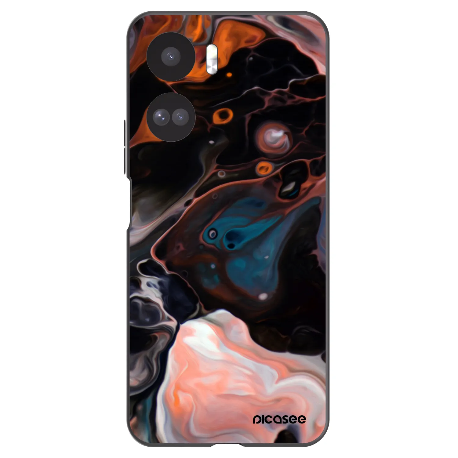 Picasee husă neagră din silicon pentru Honor 90 Lite 5G - Cream