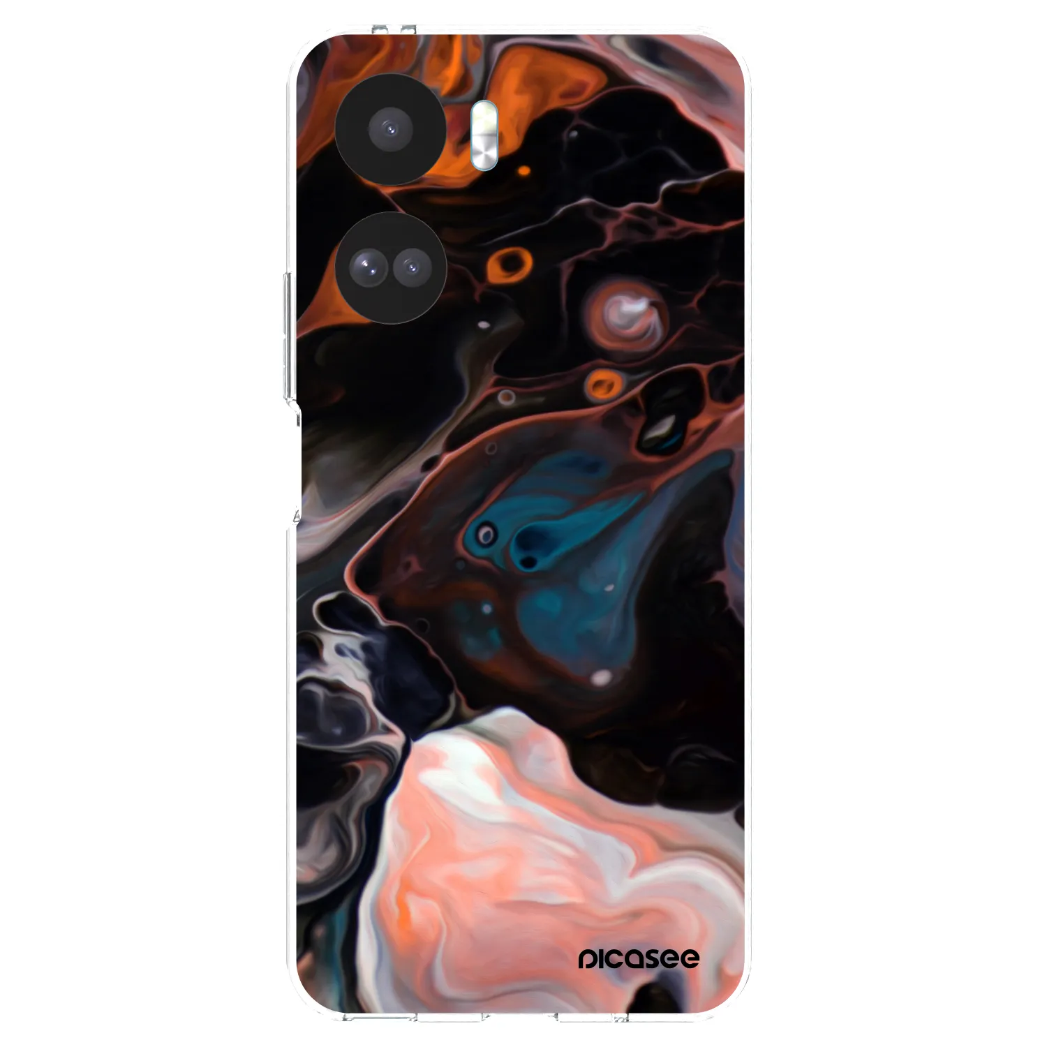 Picasee husă transparentă din silicon pentru Honor 90 Lite 5G - Cream