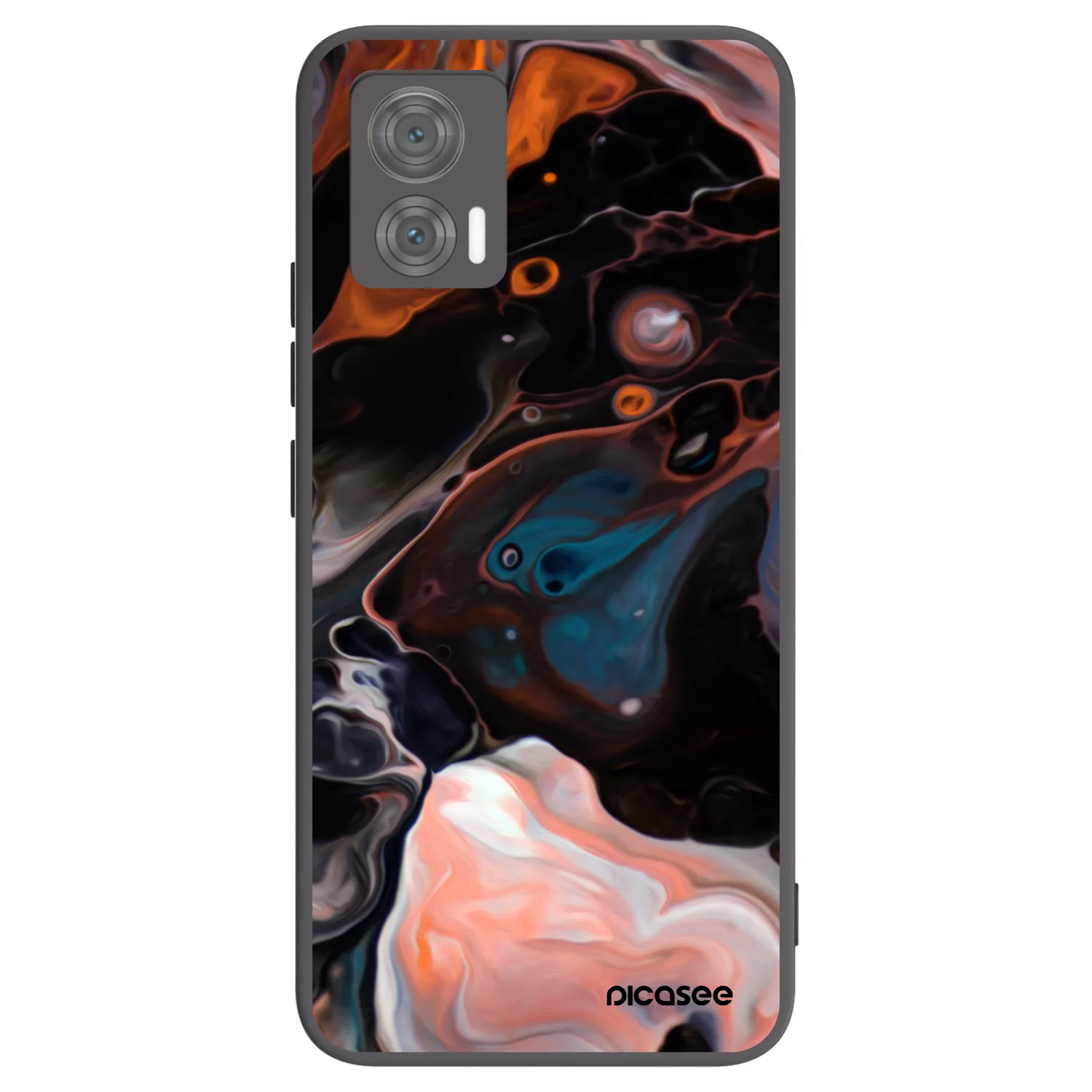 Picasee husă neagră din silicon pentru Motorola Edge 30 Neo - Cream