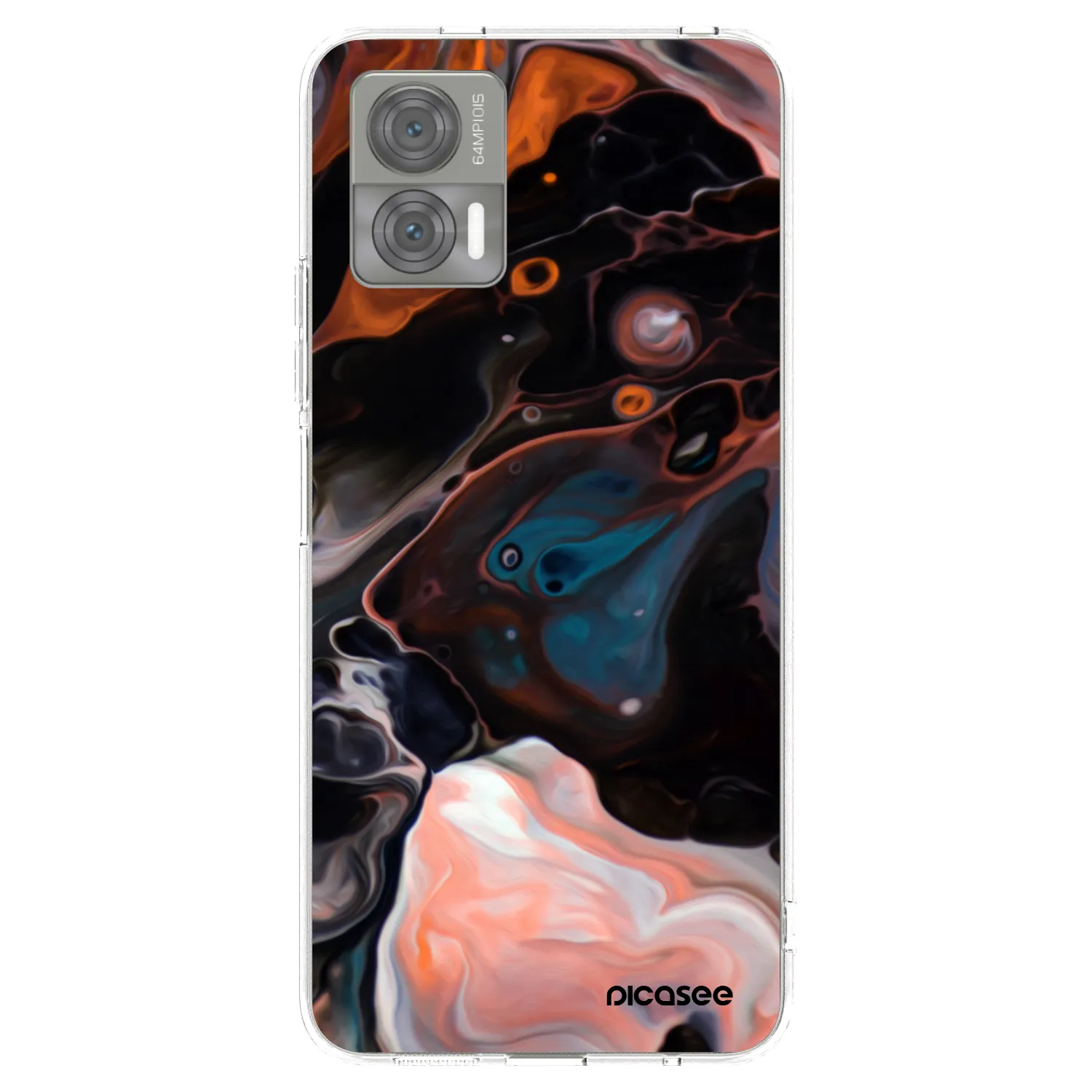 Picasee husă transparentă din silicon pentru Motorola Edge 30 Neo - Cream
