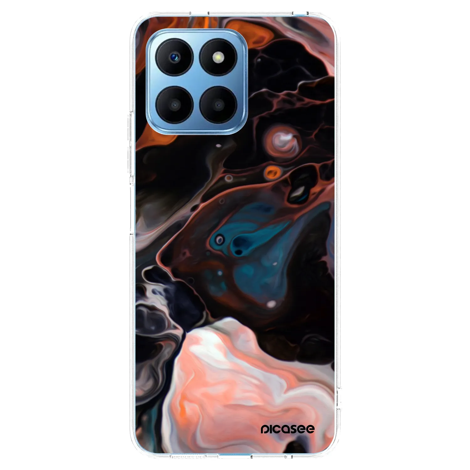 Picasee husă transparentă din silicon pentru Honor 70 Lite - Cream