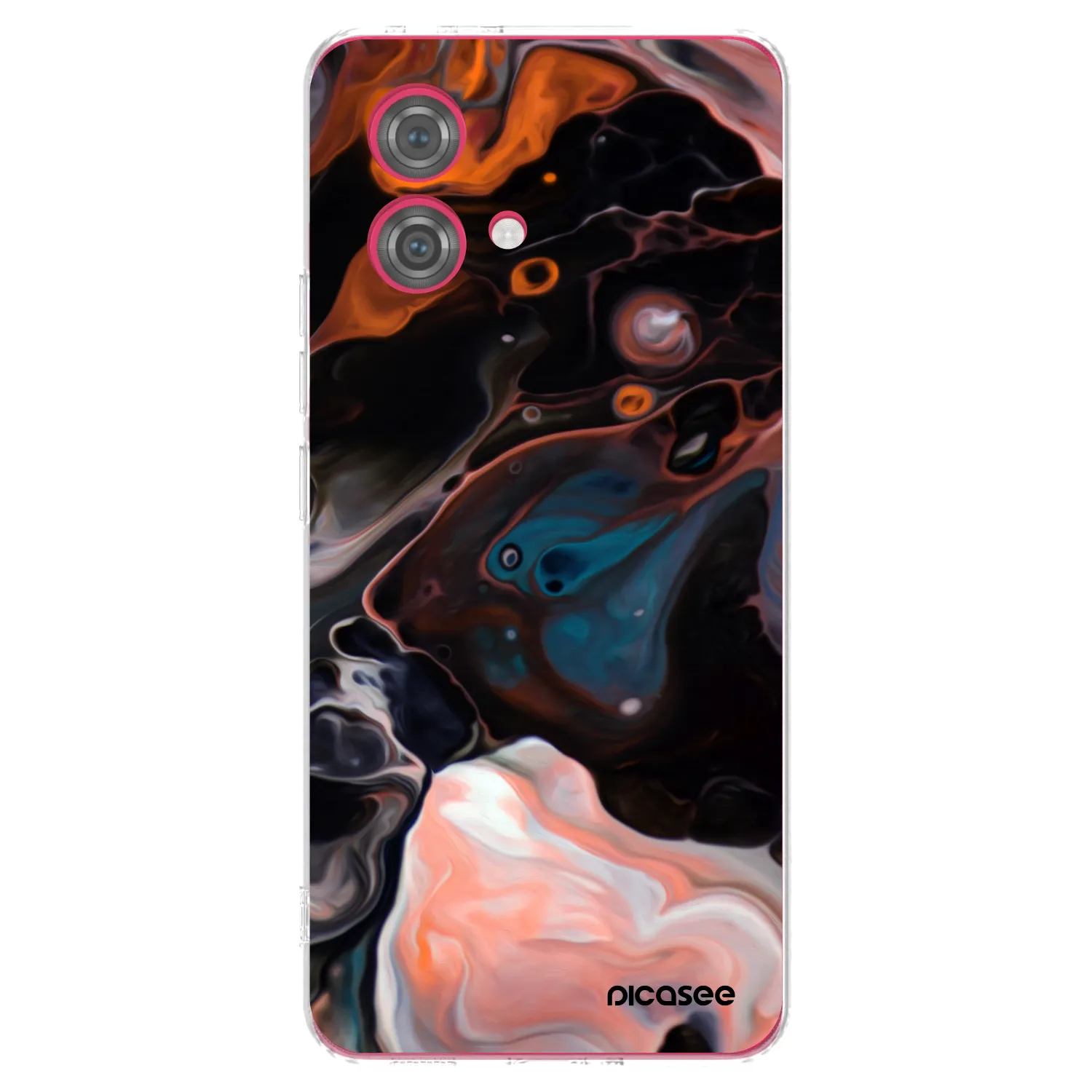 Picasee husă transparentă din silicon pentru Motorola Moto G84 5G - Cream