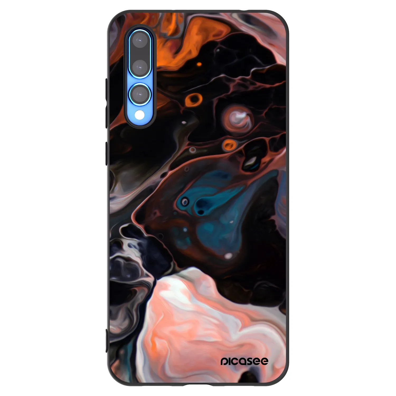 Picasee husă neagră din silicon pentru Huawei P20 Pro - Cream