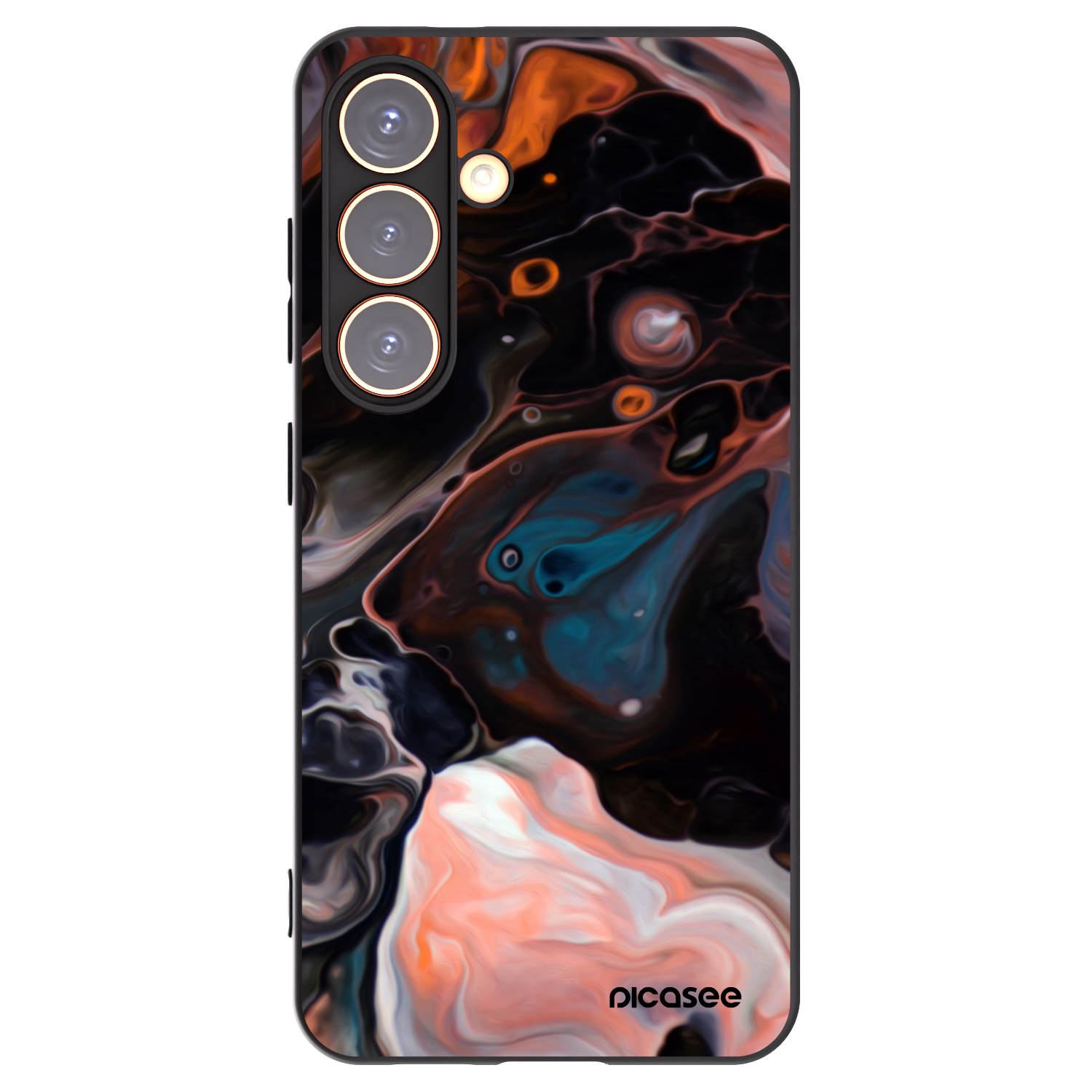 Picasee husă neagră din silicon pentru Samsung Galaxy S24 S921B 5G - Cream