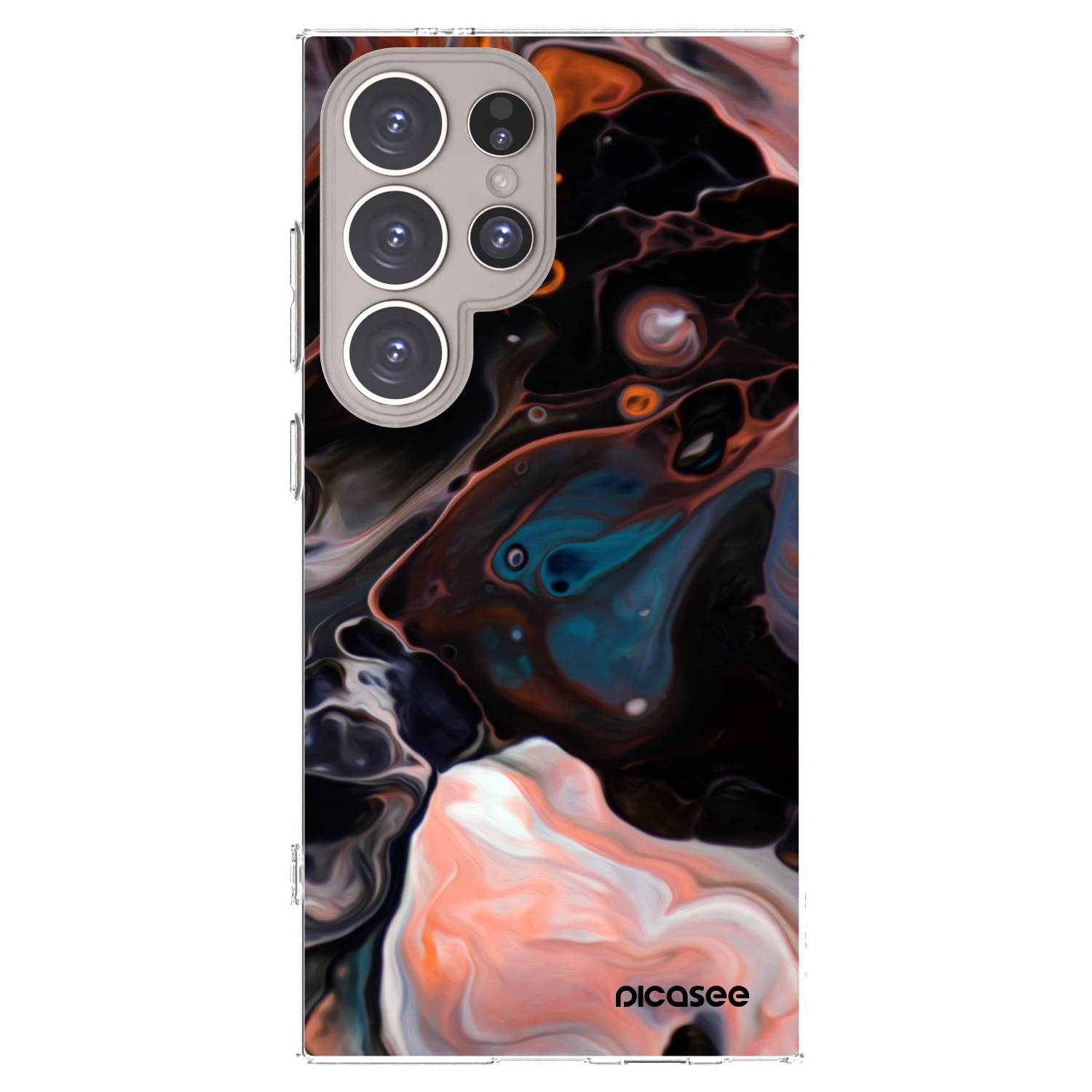 Picasee husă transparentă din silicon pentru Samsung Galaxy S24 Ultra S928B 5G - Cream
