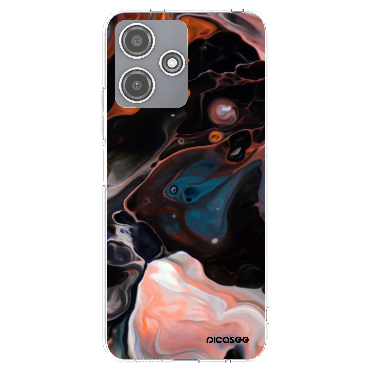 Picasee husă transparentă din silicon pentru Xiaomi Redmi 12 5G - Cream