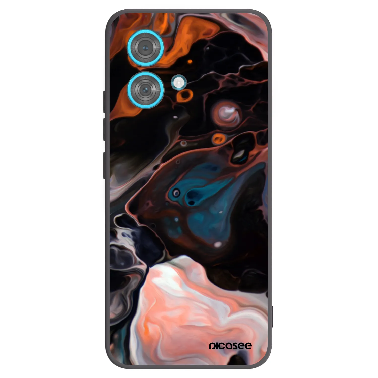 Picasee husă neagră din silicon pentru Motorola Edge 40 Neo - Cream
