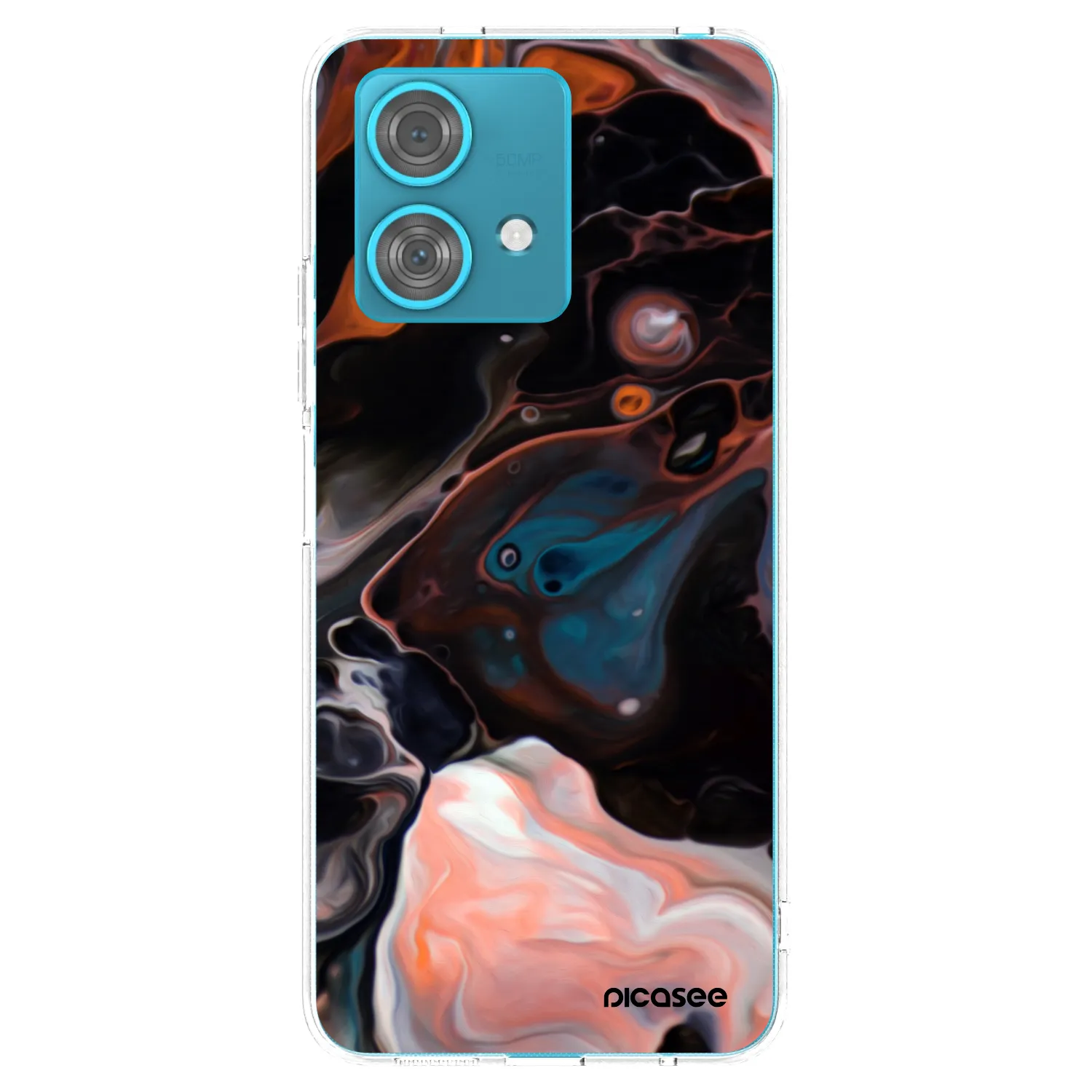 Picasee husă transparentă din silicon pentru Motorola Edge 40 Neo - Cream
