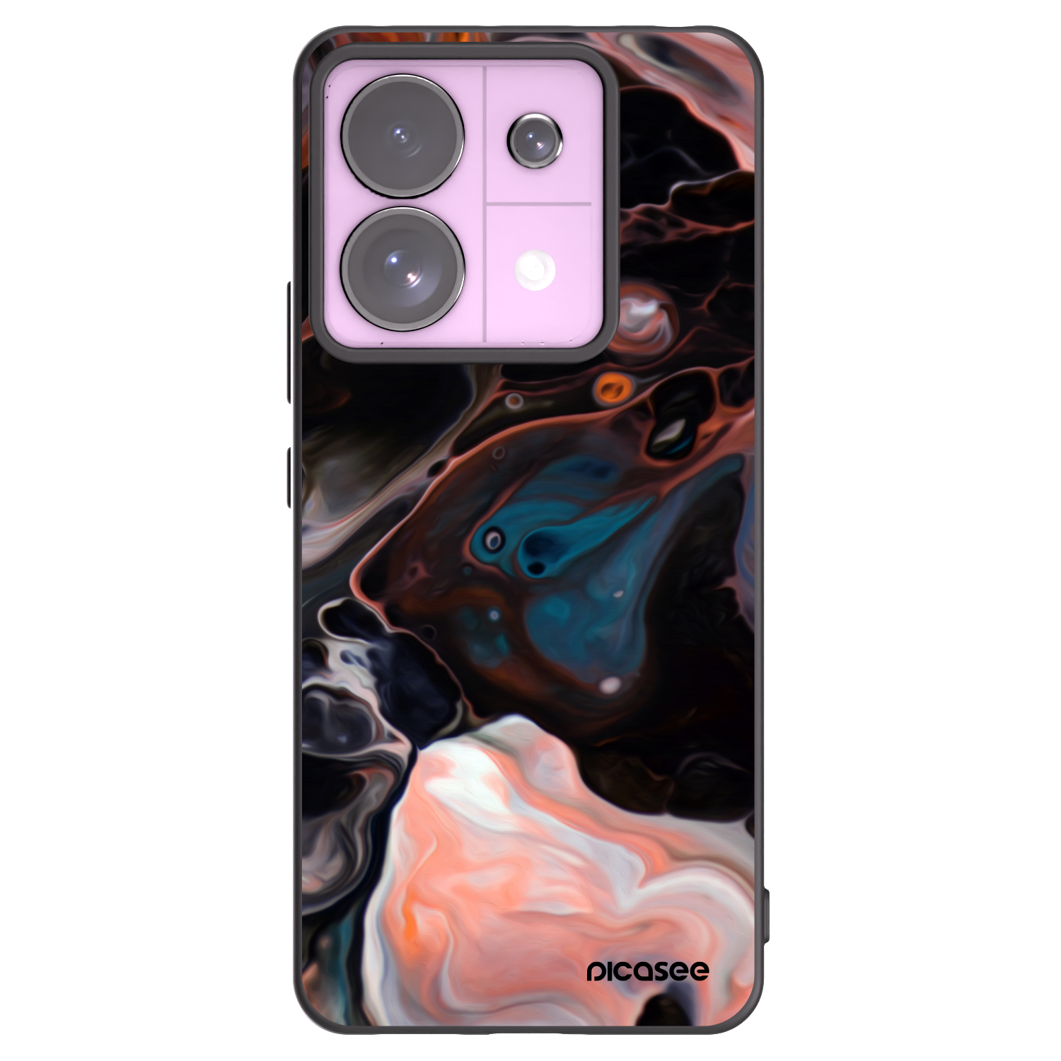 Picasee husă neagră din silicon pentru Xiaomi Redmi Note 13 Pro 5G - Cream