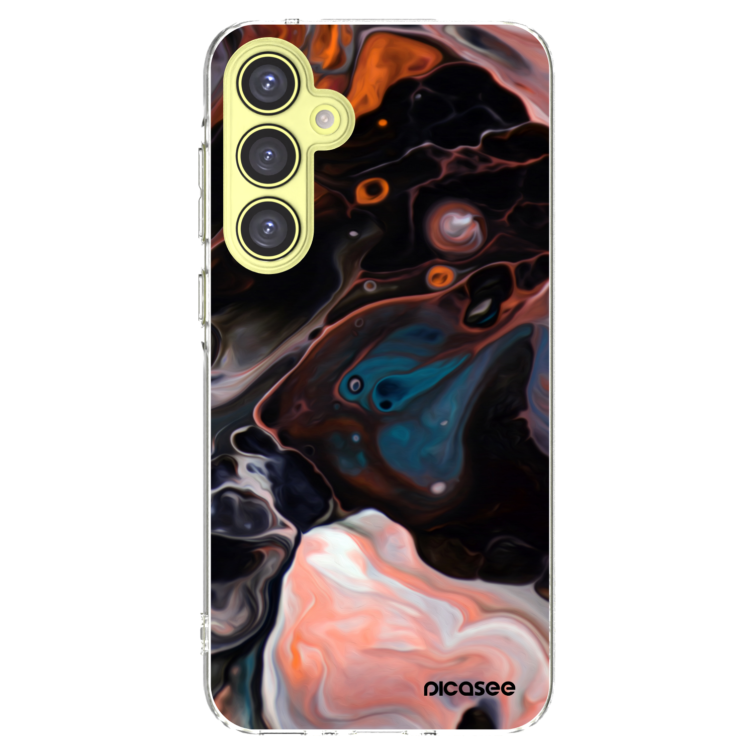 Picasee husă transparentă din silicon pentru Samsung Galaxy A35 5G A356B - Cream