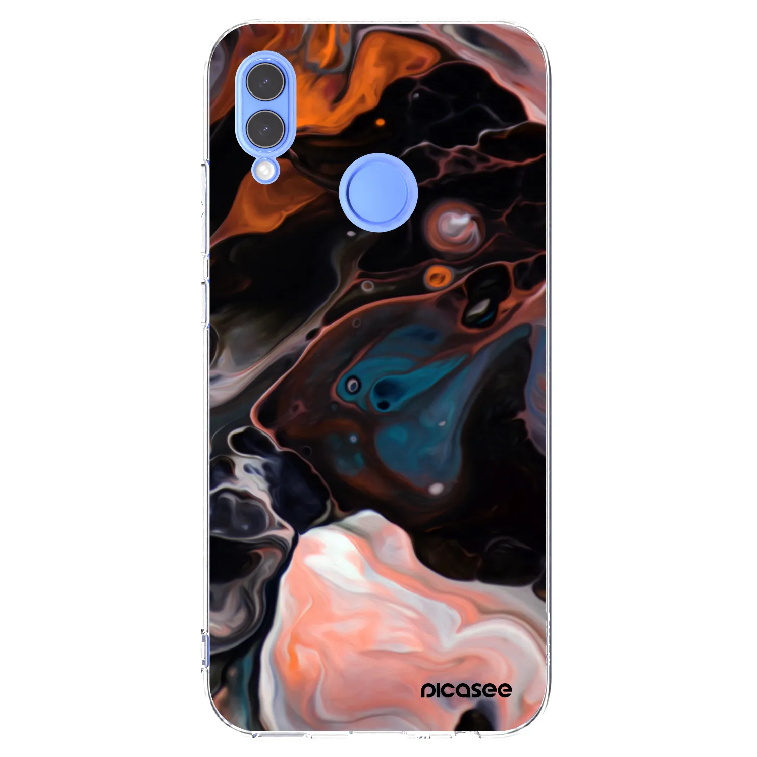 Picasee husă transparentă din silicon pentru Honor 10 Lite - Cream