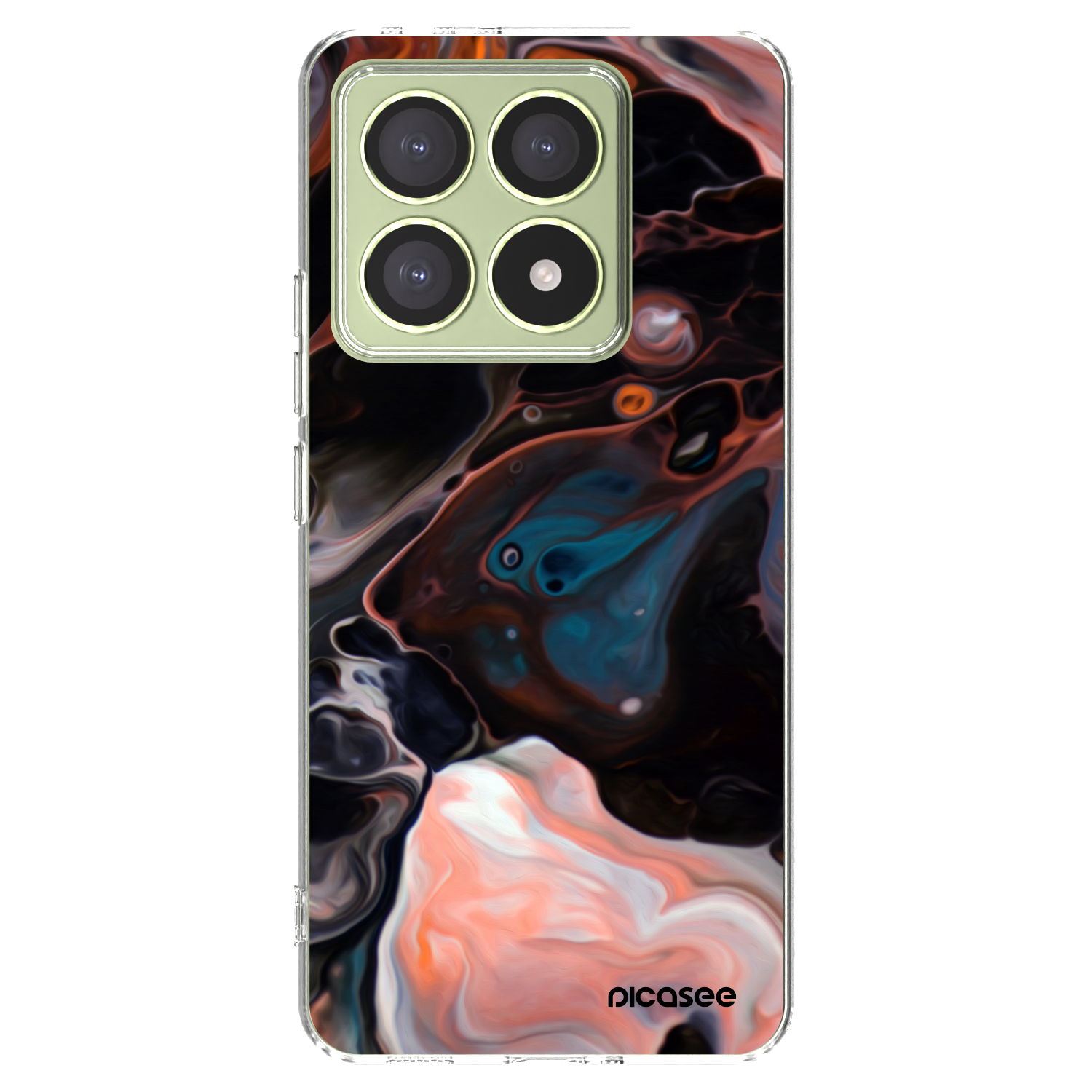 Picasee husă transparentă din silicon pentru Xiaomi 14T - Cream