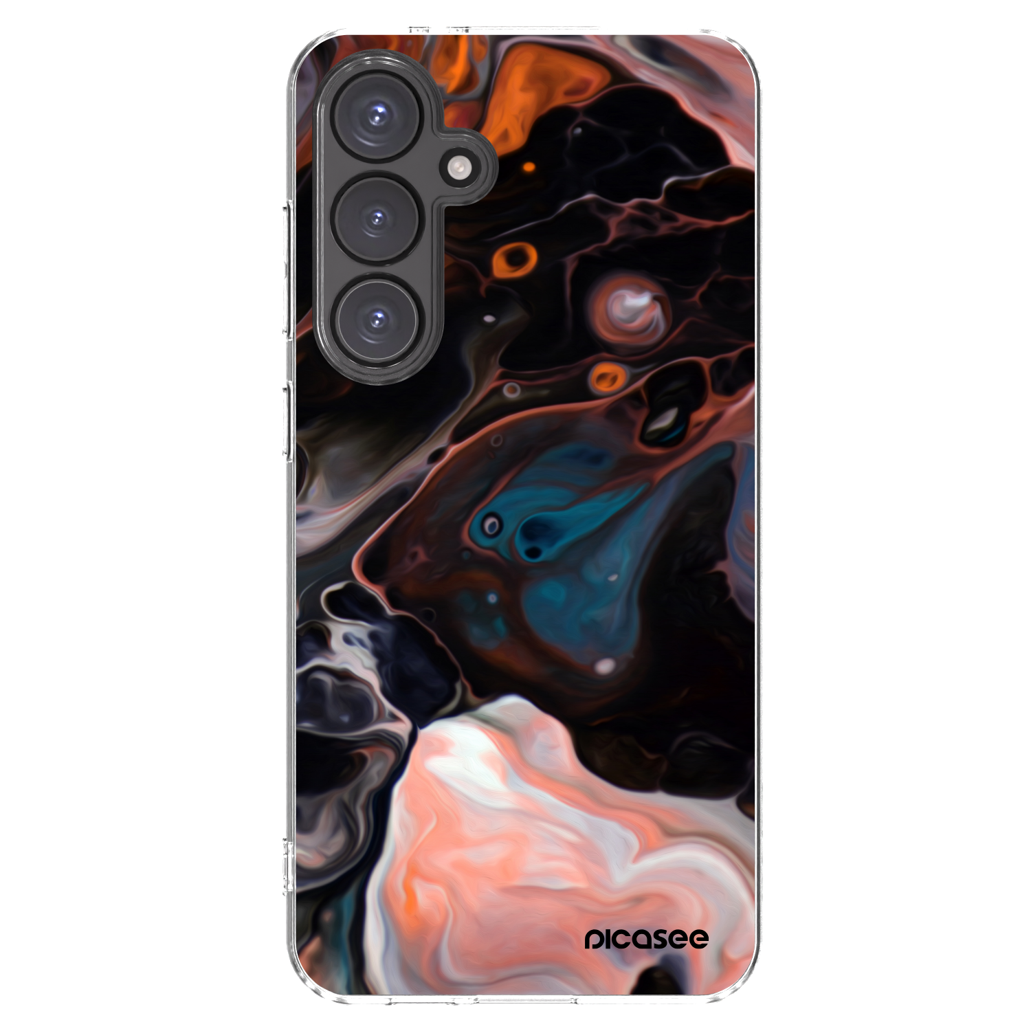 Picasee husă transparentă din silicon pentru Samsung Galaxy S24 FE S721B - Cream