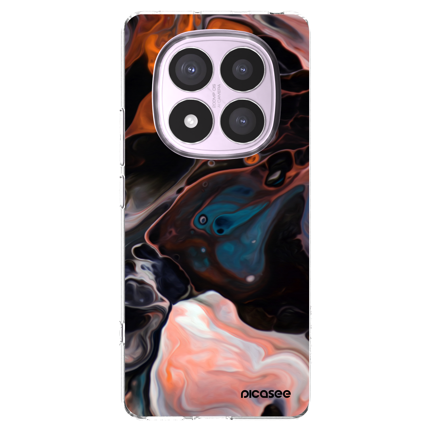 Picasee husă transparentă din silicon pentru Xiaomi Redmi Note 14 Pro 5G - Cream