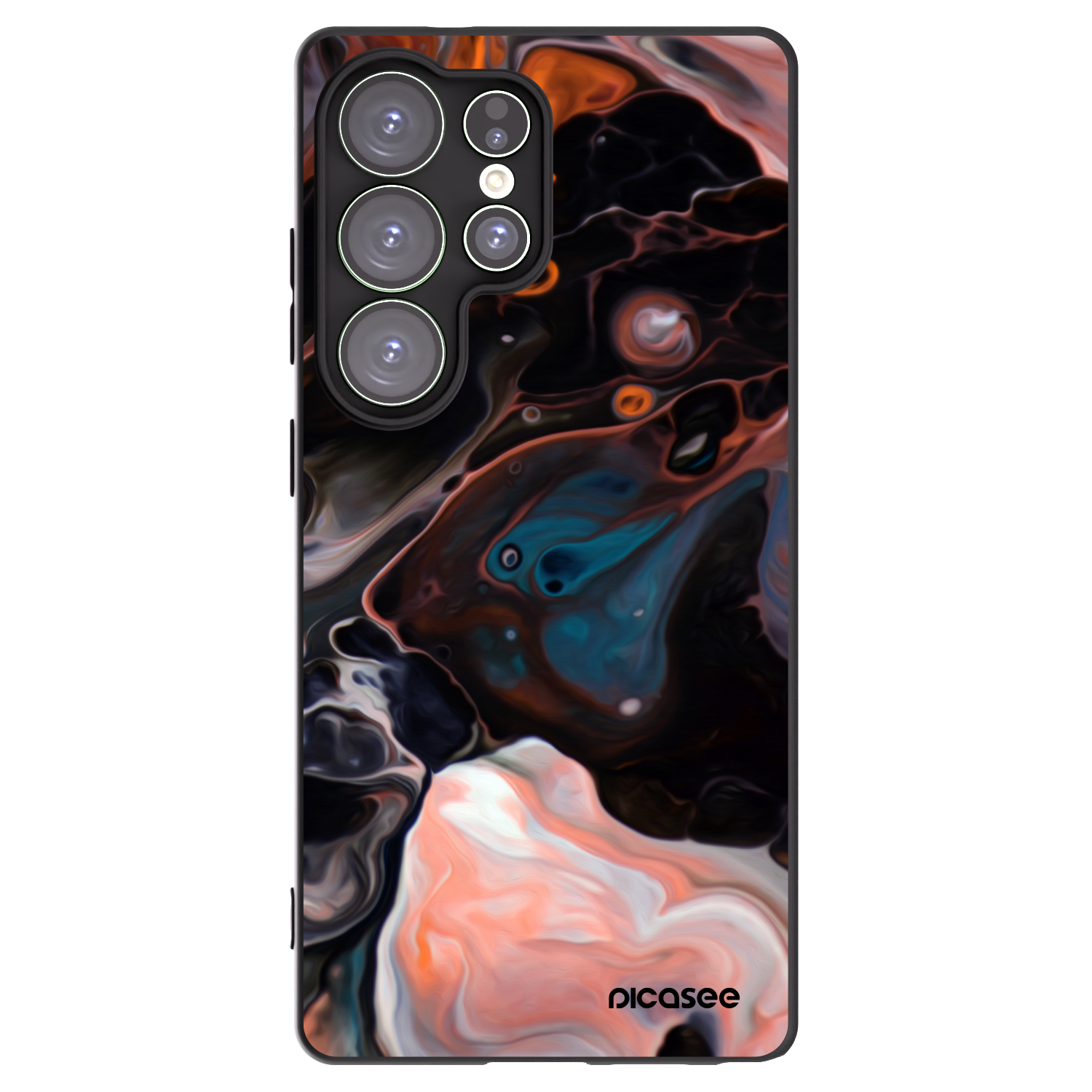 Picasee husă neagră din silicon pentru Samsung Galaxy S25 Ultra 5G - Cream