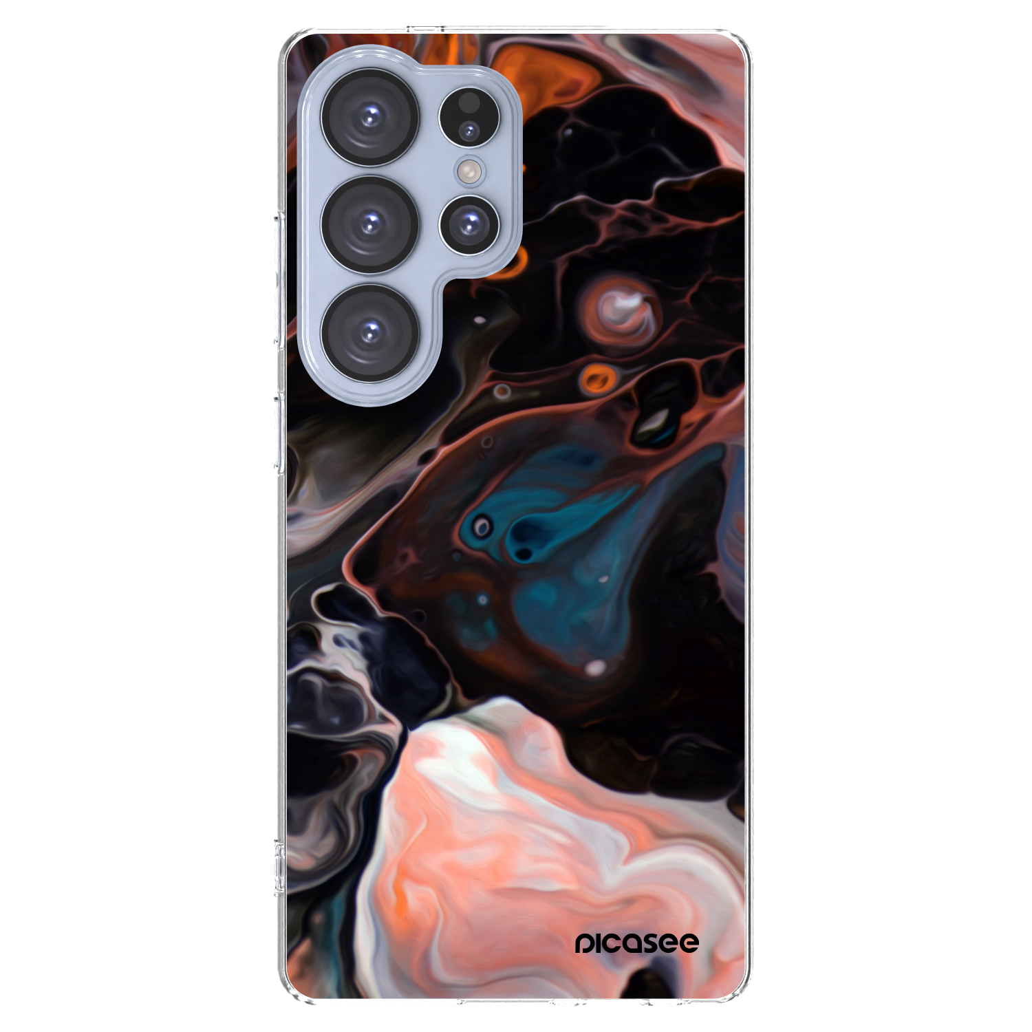 Picasee husă transparentă din silicon pentru Samsung Galaxy S25 Ultra 5G - Cream