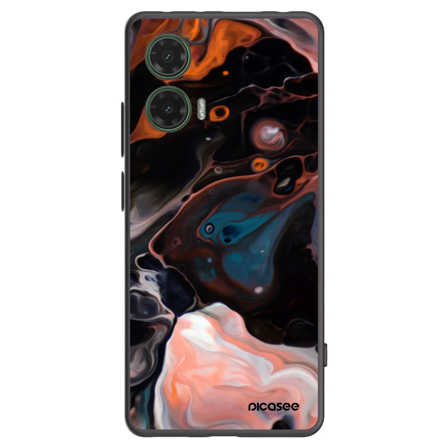 Picasee husă neagră din silicon pentru Motorola Moto G35 5G - Cream