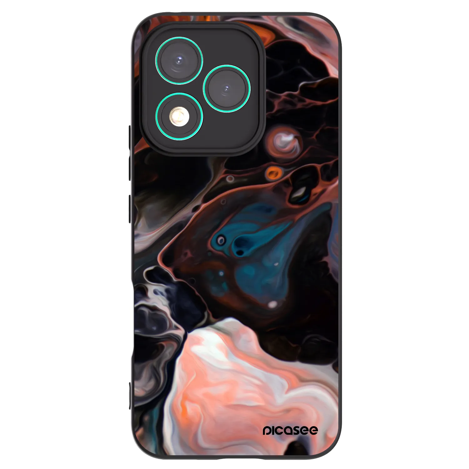Picasee husă neagră din silicon pentru Honor 400 Lite 5G - Cream