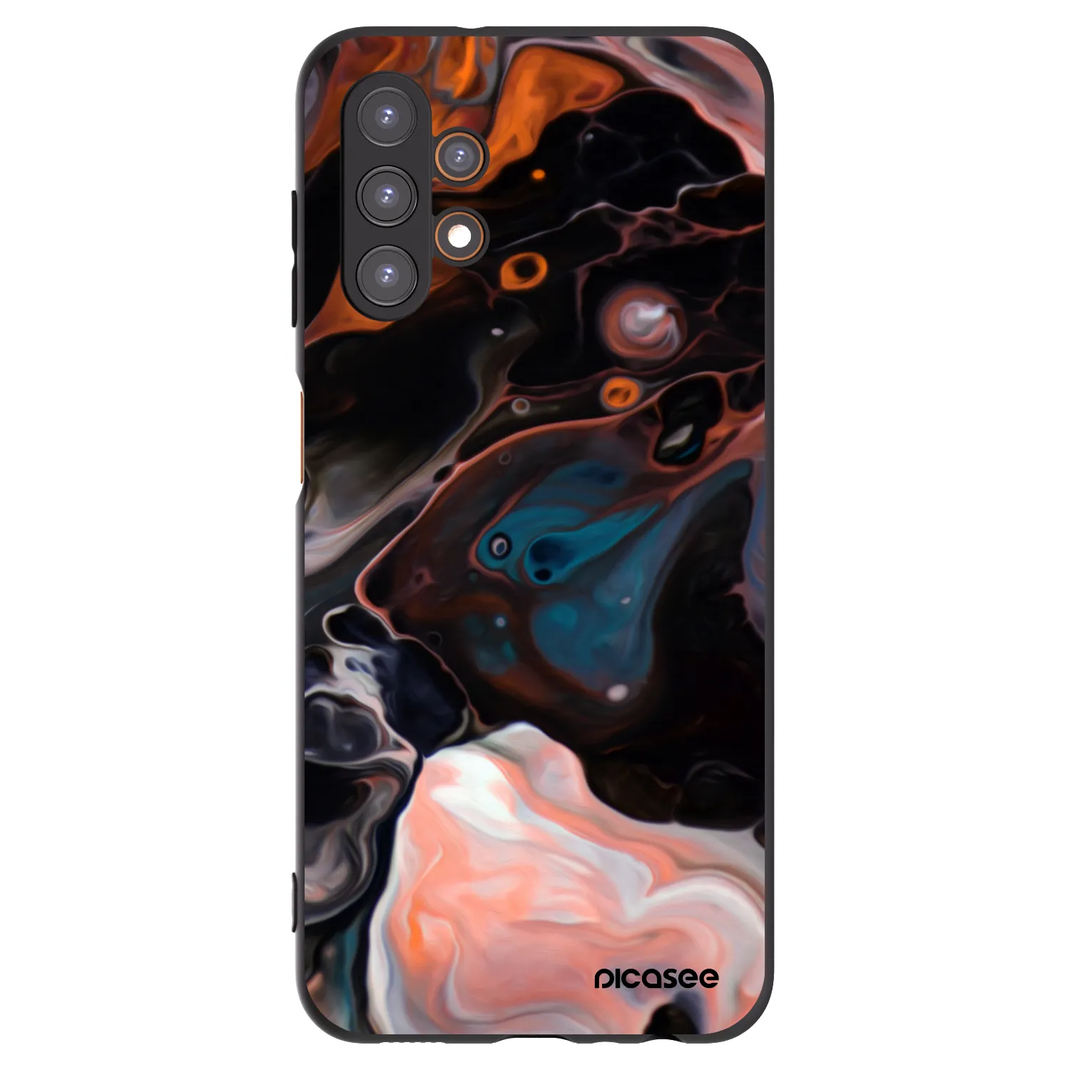 Picasee husă neagră din silicon pentru Samsung Galaxy A13 5G - Cream