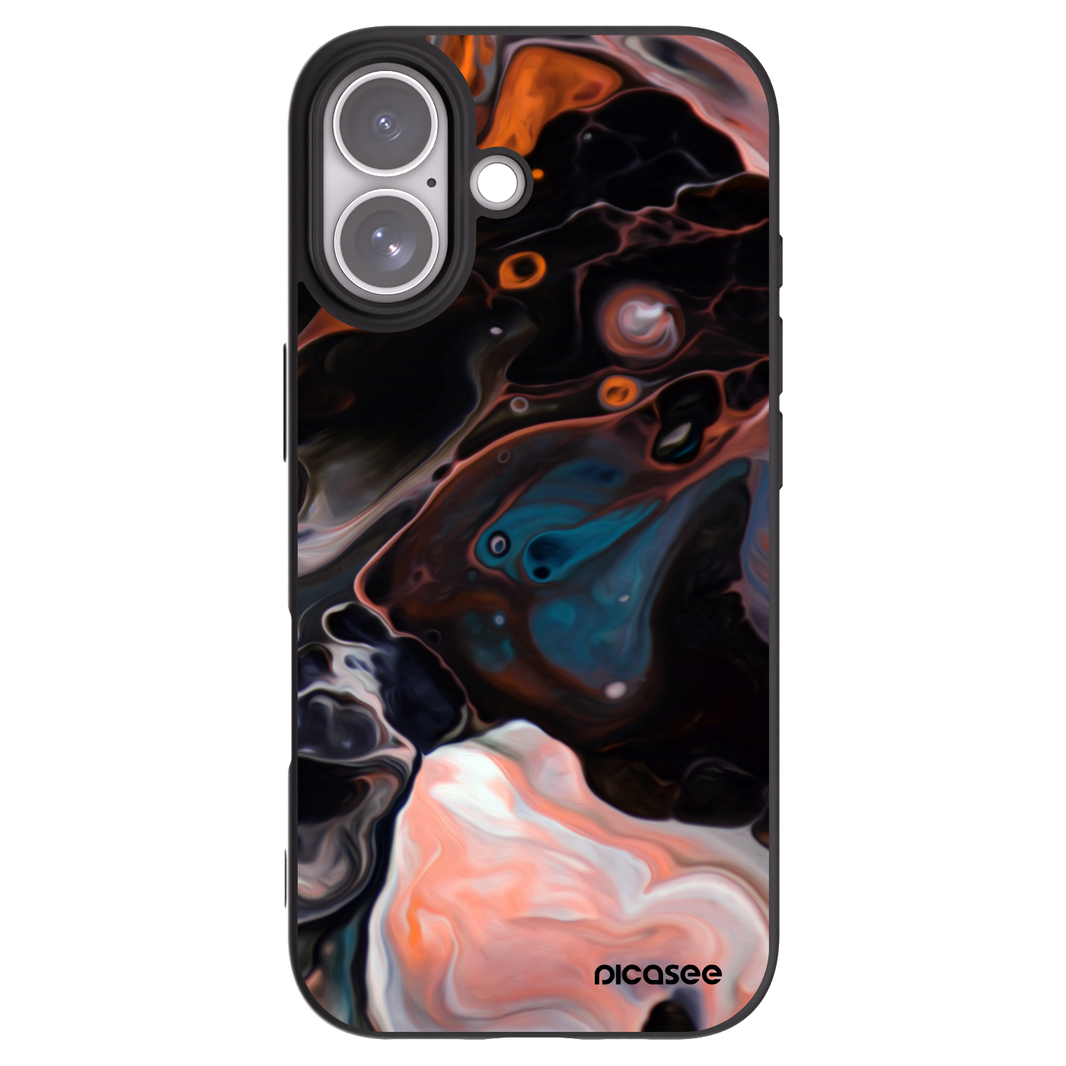 Picasee husă neagră din silicon pentru Apple iPhone 17 - Cream