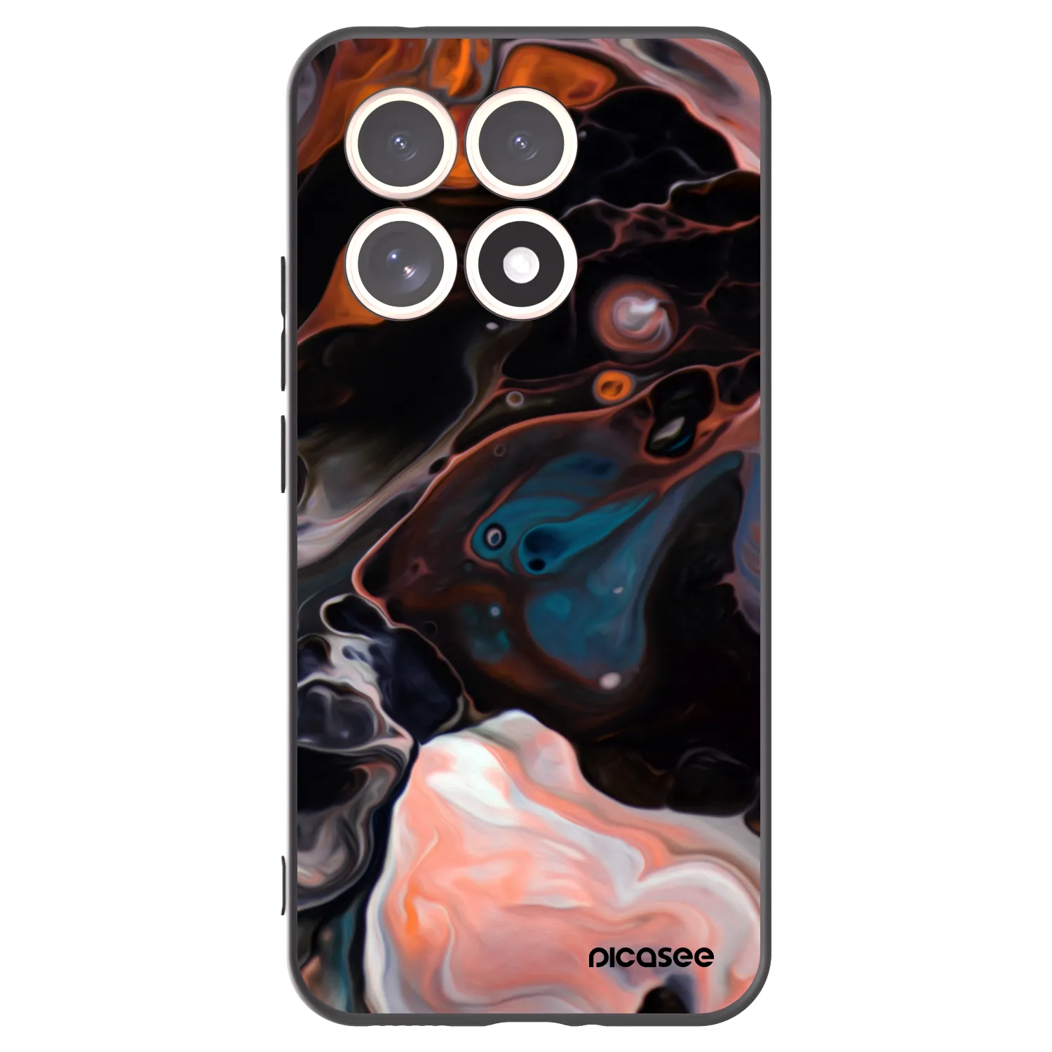 Picasee husă neagră din silicon pentru Xiaomi 15T - Cream