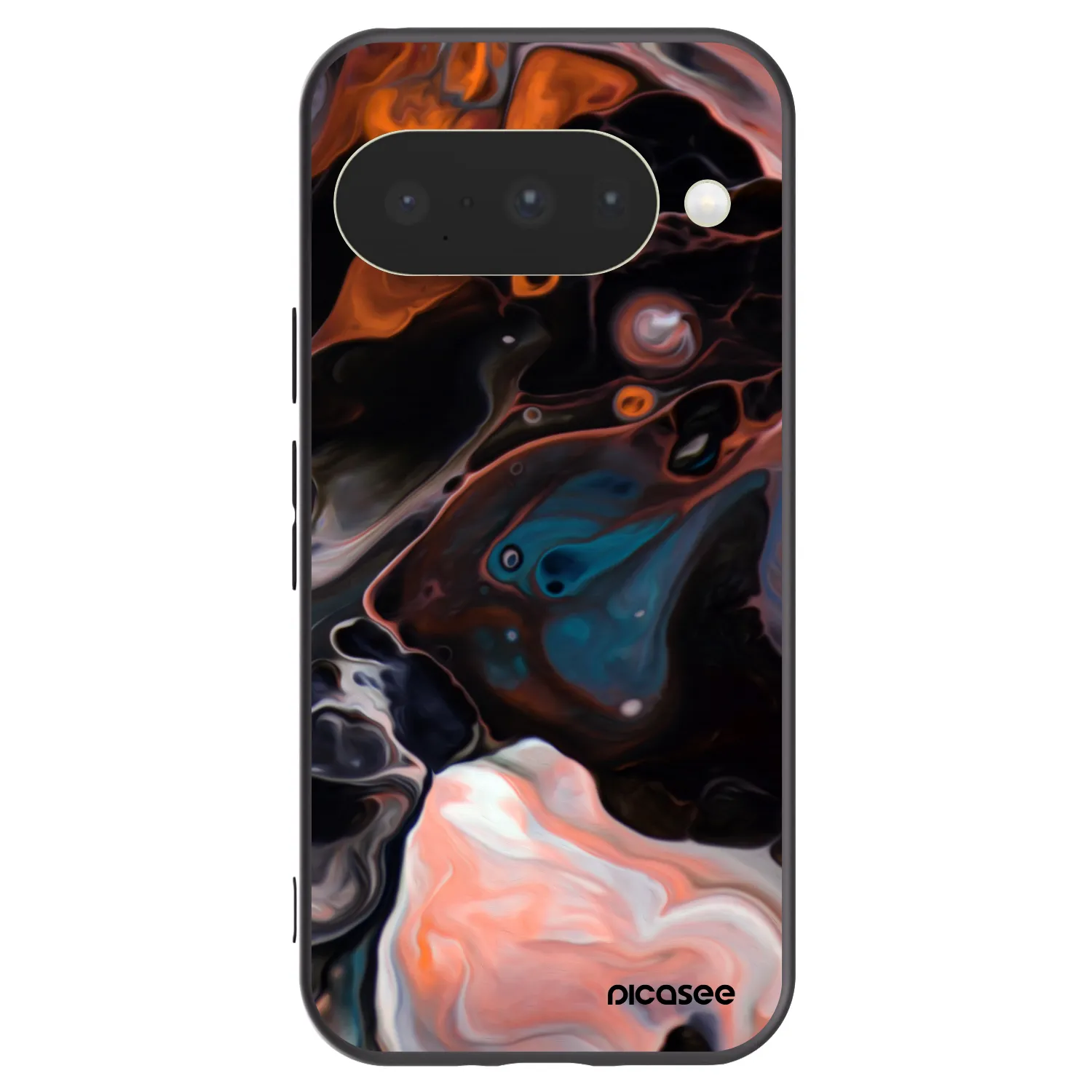 Picasee husă neagră din silicon pentru Google Pixel 10 - Cream