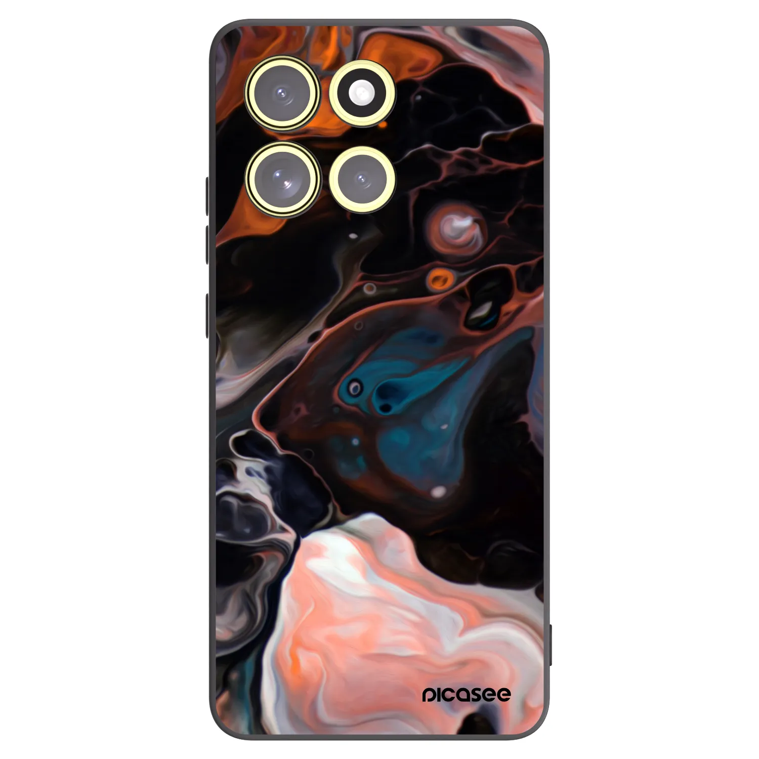 Picasee husă neagră din silicon pentru Motorola Moto G86 Power 5G - Cream