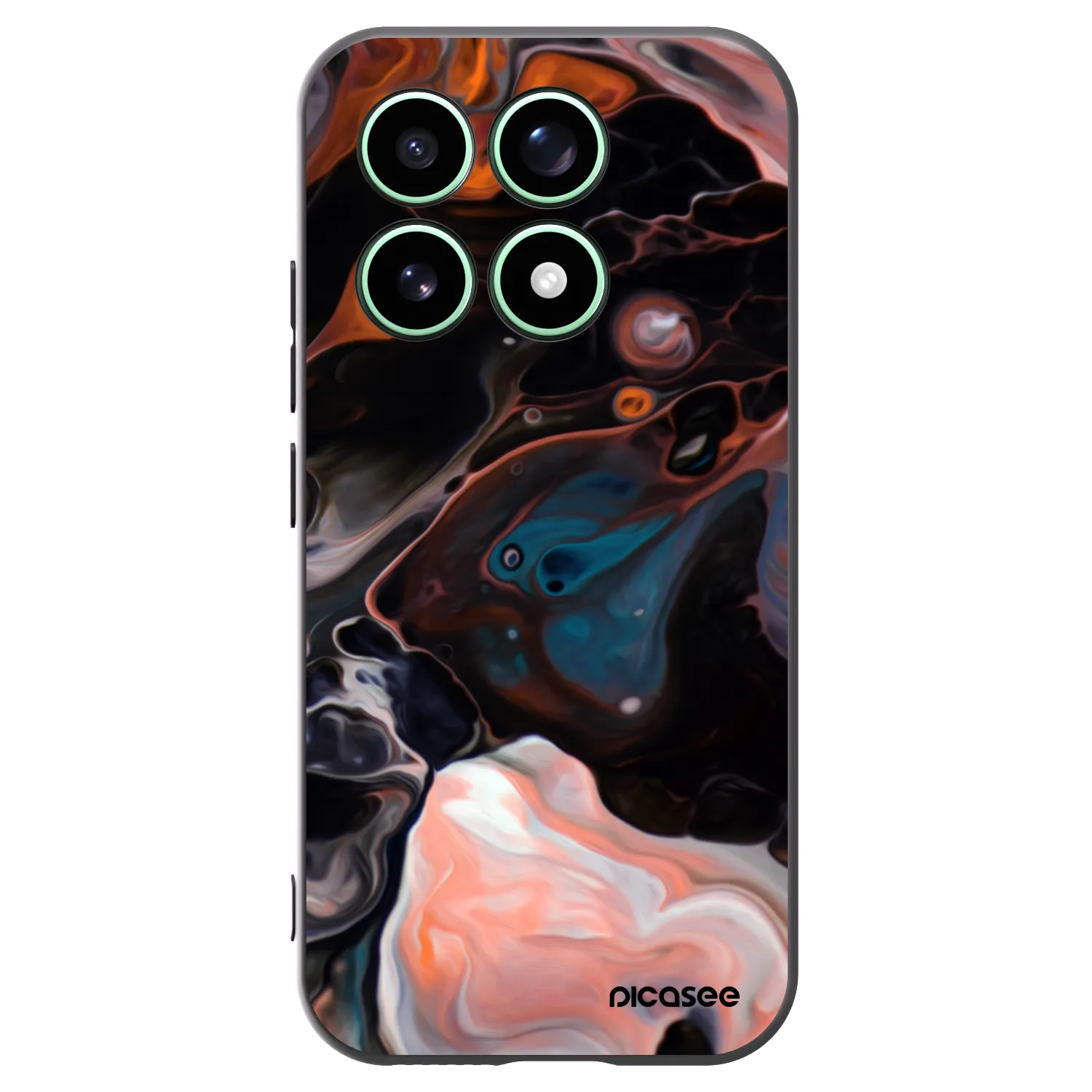 Picasee husă neagră din silicon pentru Xiaomi 17 - Cream