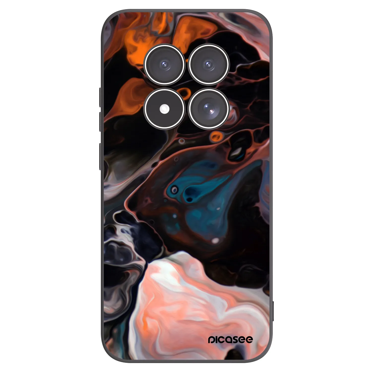 Picasee husă neagră din silicon pentru Xiaomi Redmi Note 15 Pro 5G - Cream