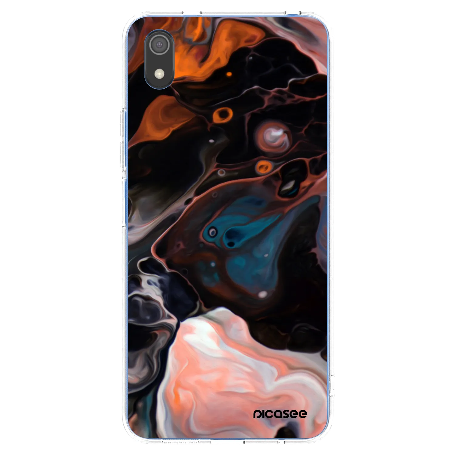 Picasee husă transparentă din silicon pentru Xiaomi Redmi 7A - Cream