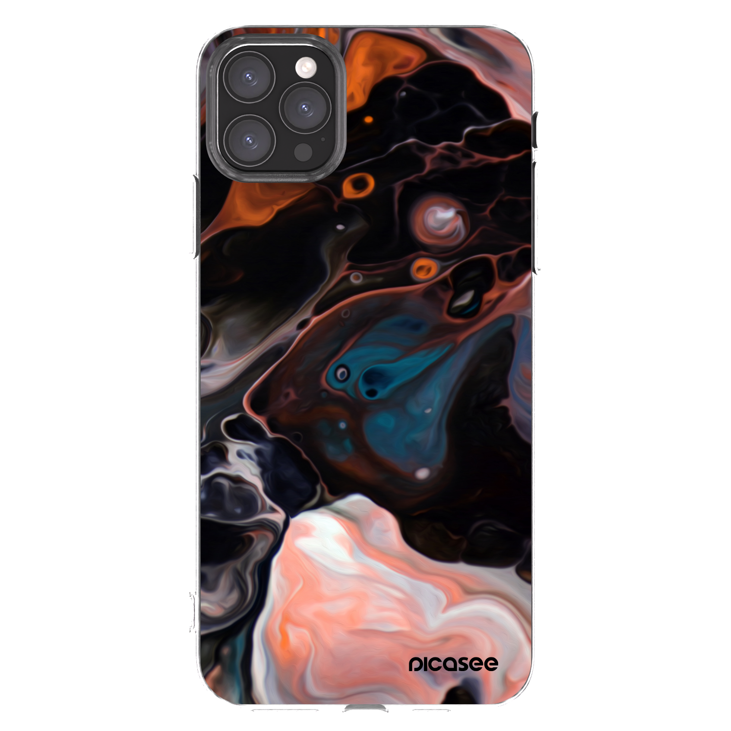 Picasee husă transparentă din silicon pentru Apple iPhone 11 Pro Max - Cream