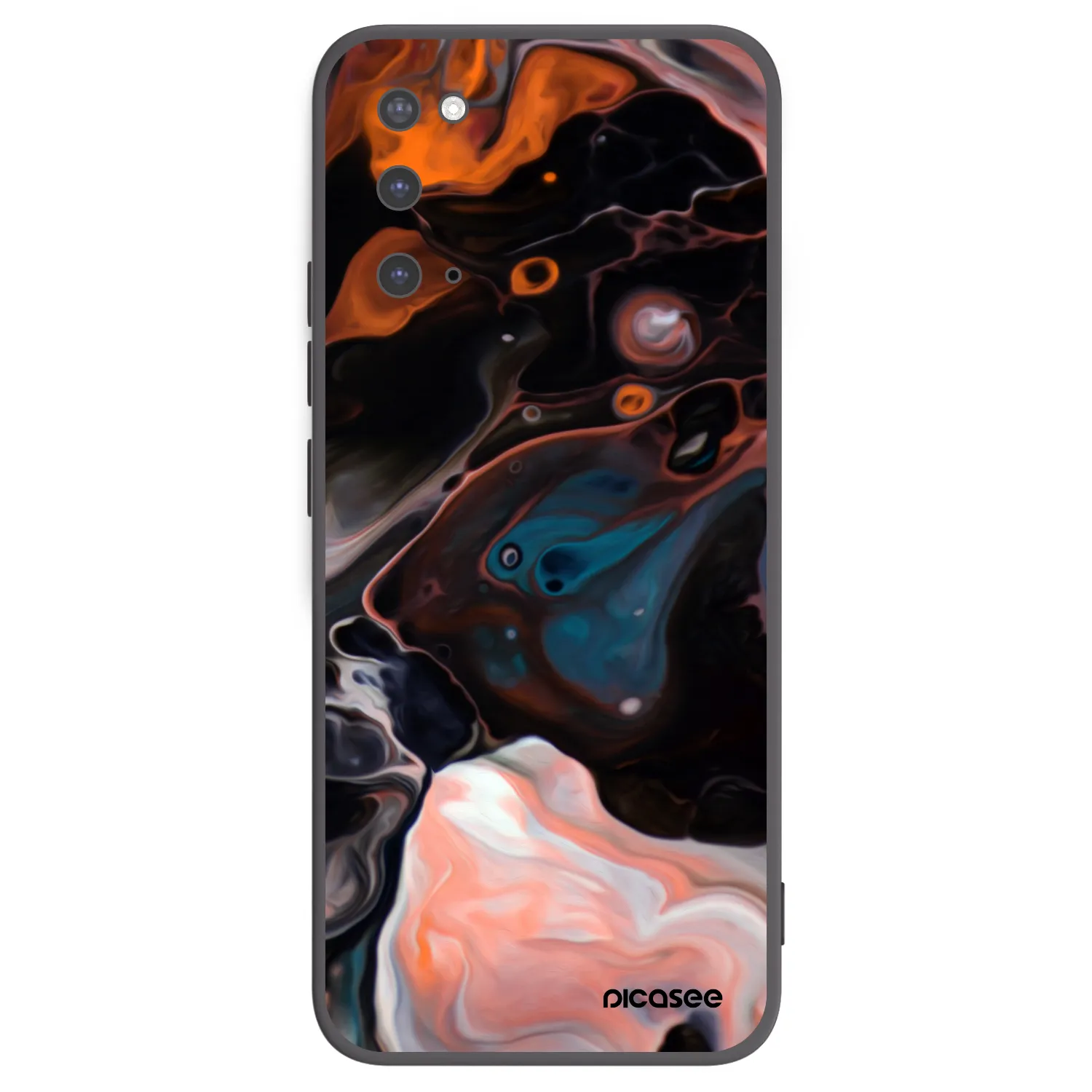 Picasee husă neagră din silicon pentru Samsung Galaxy S20 G980F - Cream