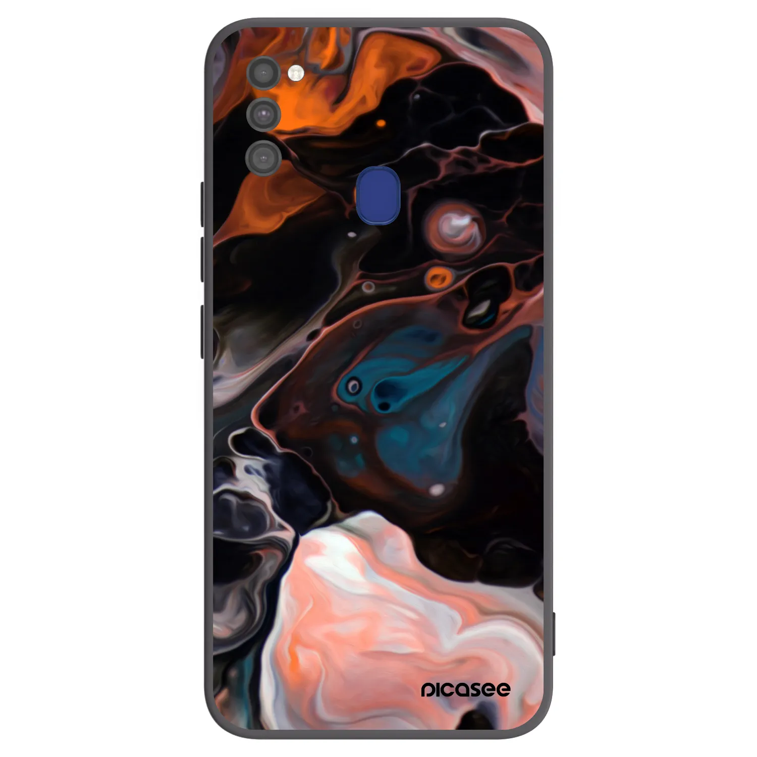 Picasee husă neagră din silicon pentru Samsung Galaxy M21 M215F - Cream