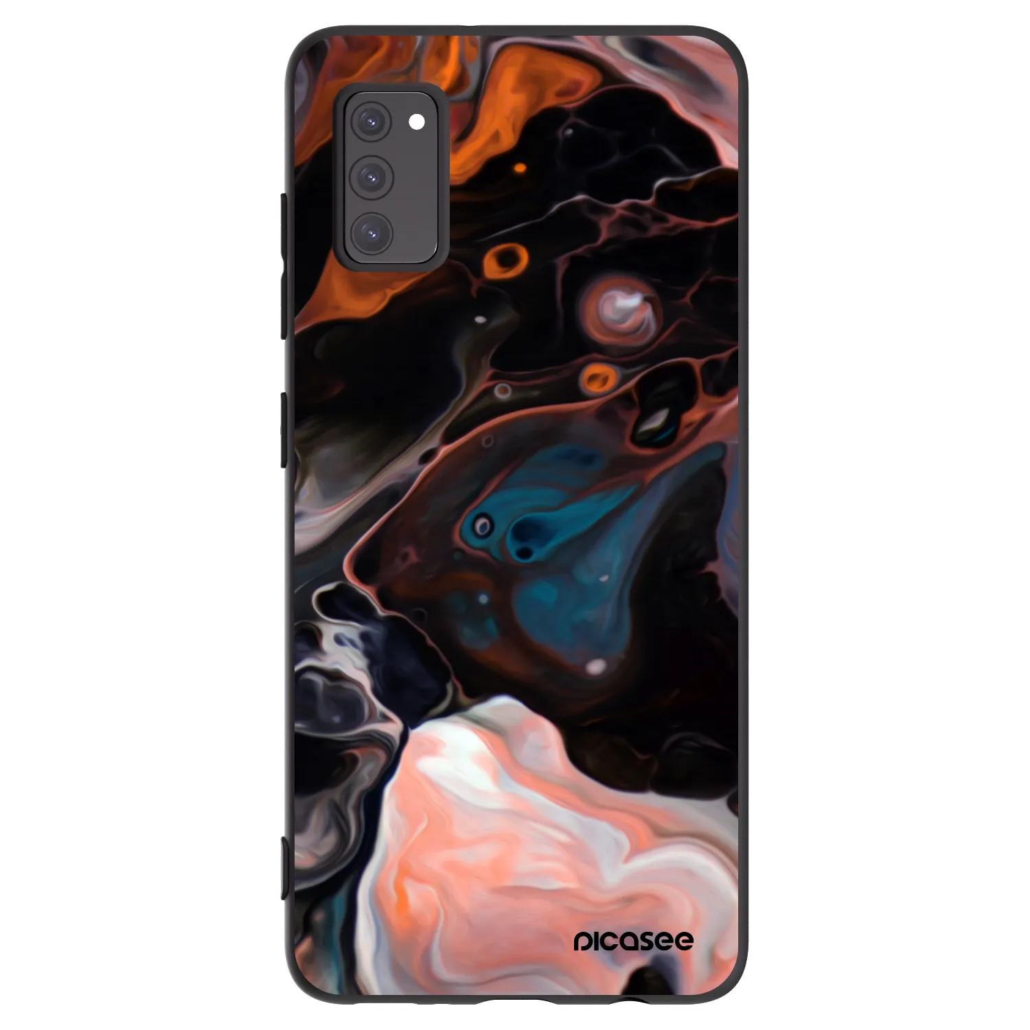 Picasee husă neagră din silicon pentru Samsung Galaxy A41 A415F - Cream